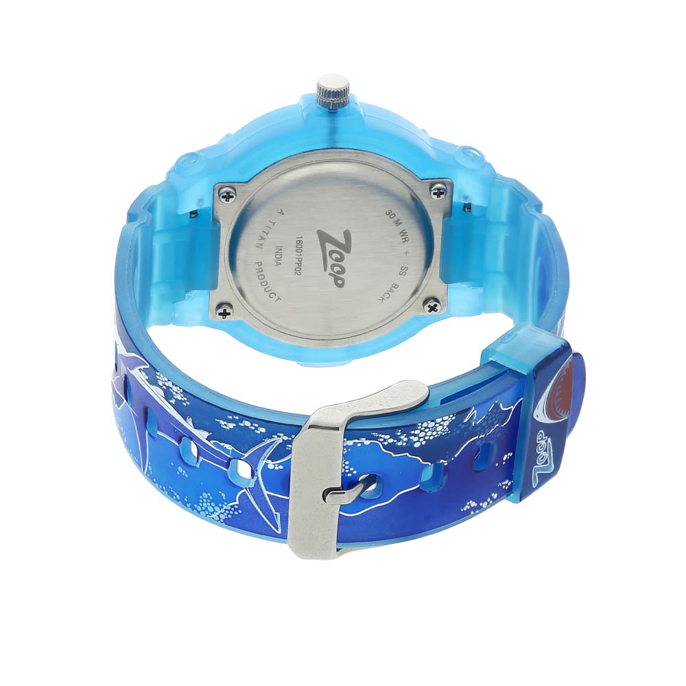 Zoop By Titan Quartz Analog Blue Dial PU Strap Watch for Kids