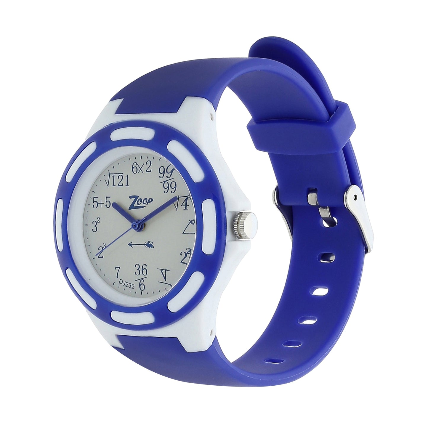 Zoop By Titan Quartz Analog White Dial PU Strap Watch for Kids