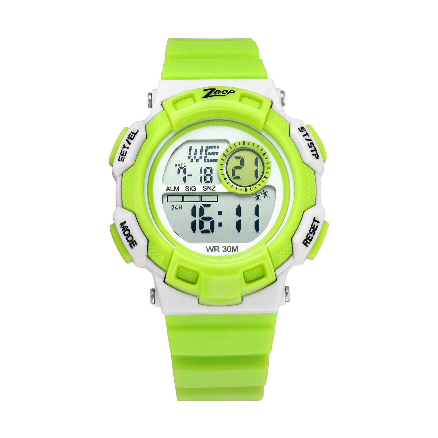Zoop By Titan DigitalDigital Dial PU Strap Watch for Kids