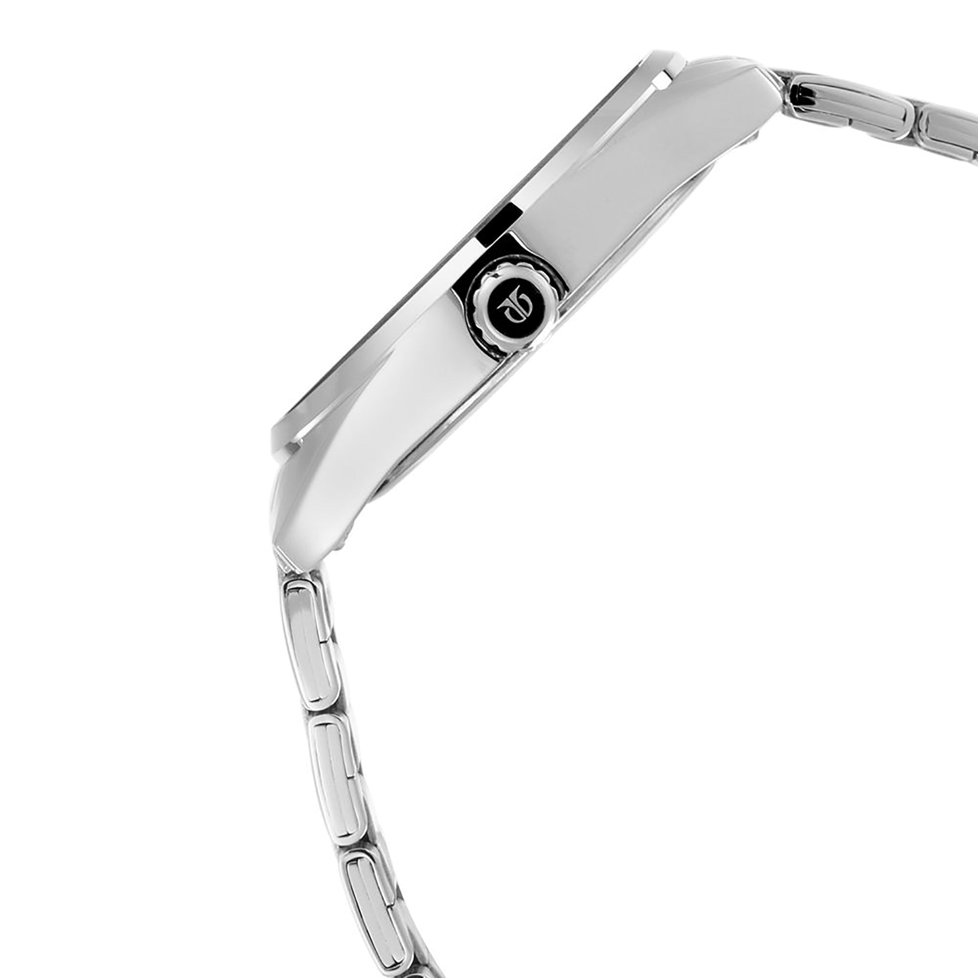 Titan Quartz Analog White Dial Stainless Steel Strap Watch for Men