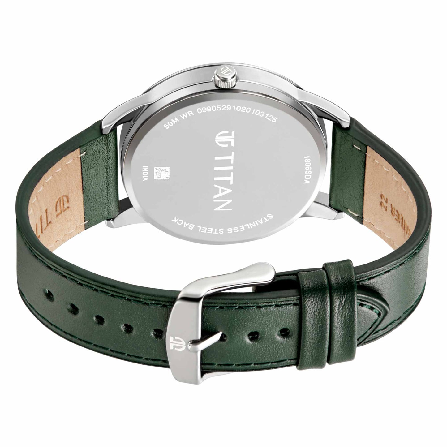 Titan Quartz Analog Leather Strap Watch for Men