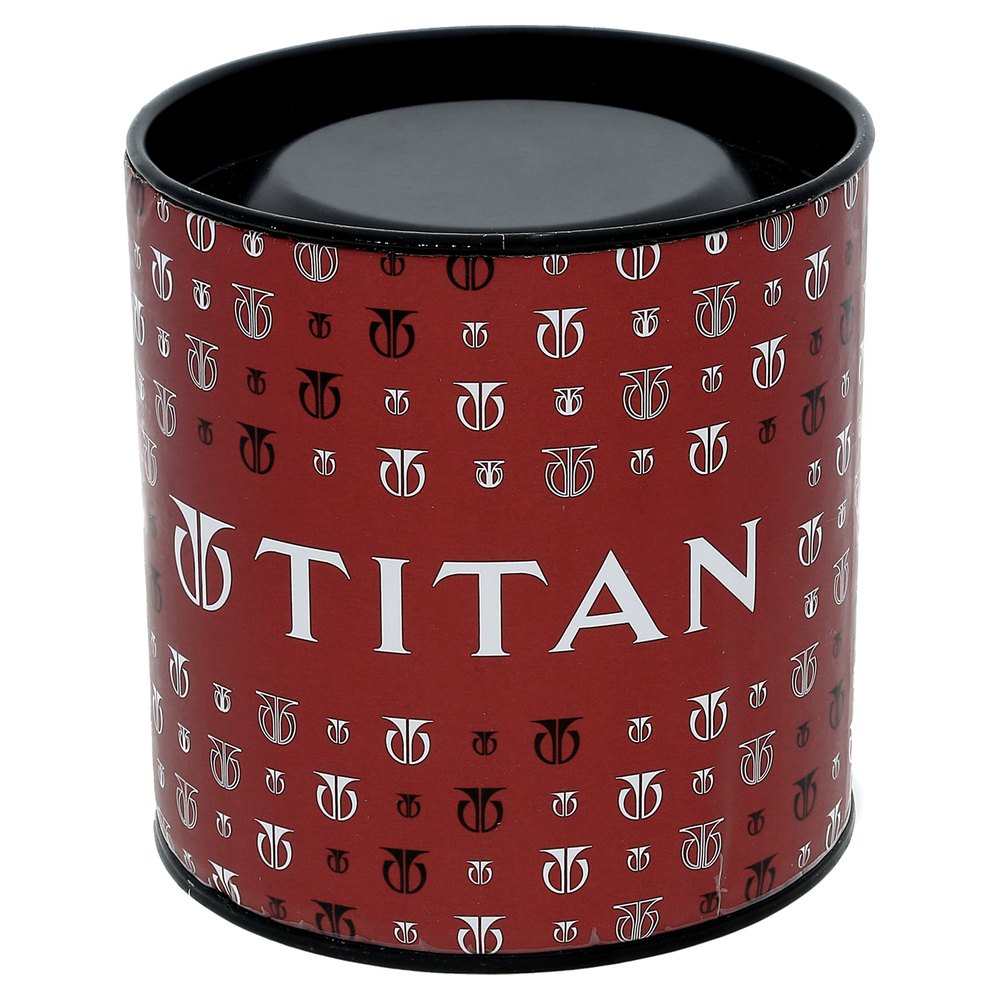 Titan Analog with Date Silver Dial Quartz Leather Strap watch for Men