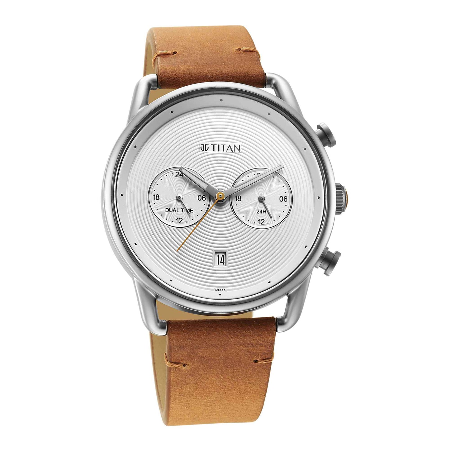 Titan Quartz Analog Leather Strap Watch for Men