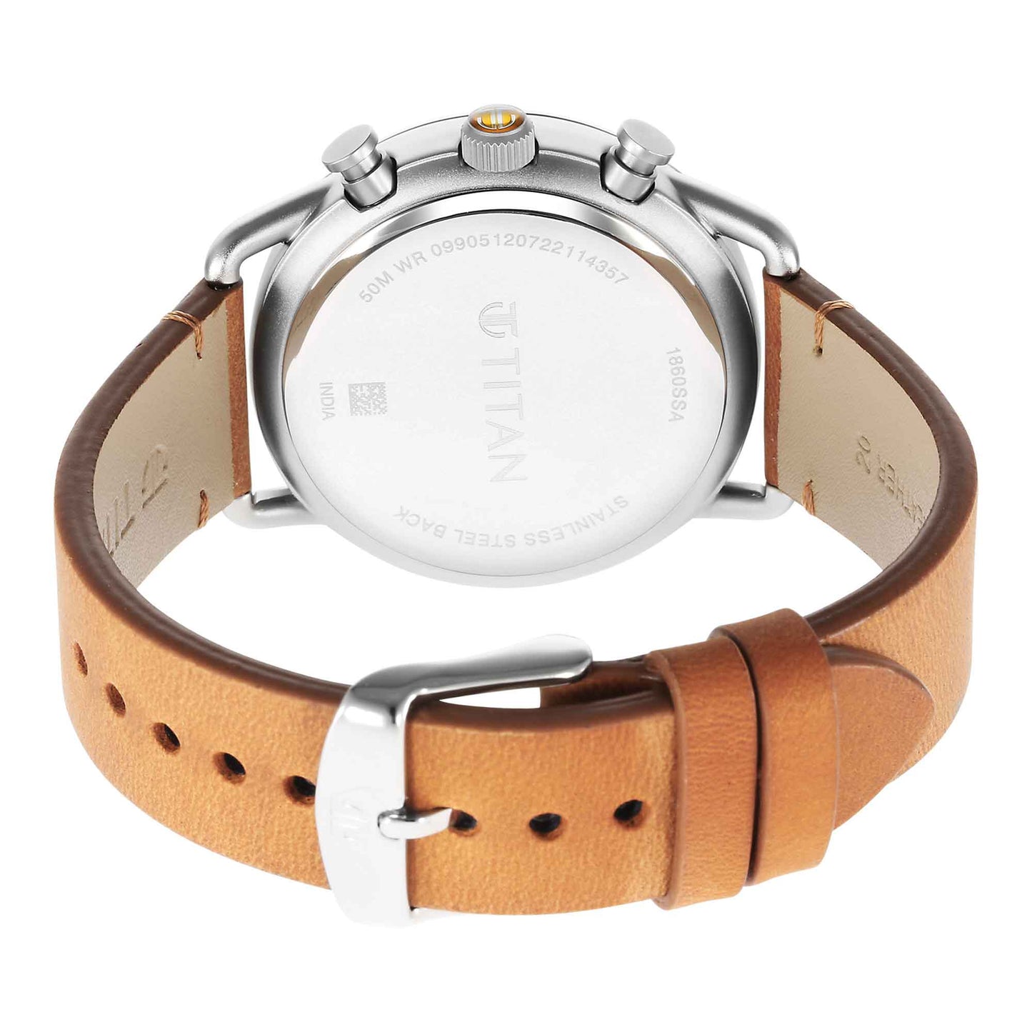 Titan Quartz Analog Leather Strap Watch for Men