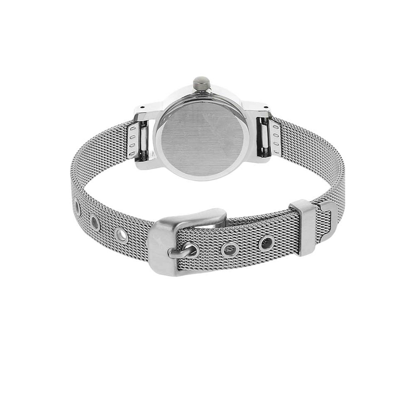 Fastrack Quartz Analog White Dial Metal Strap Watch for Girls