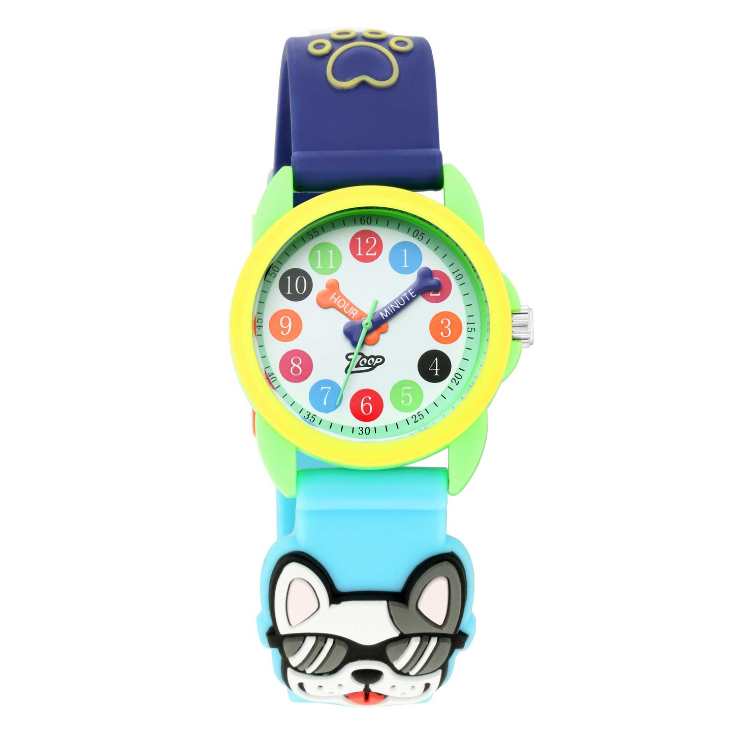 Zoop By Titan Quartz Analog White Dial PU Strap Watch for Kids