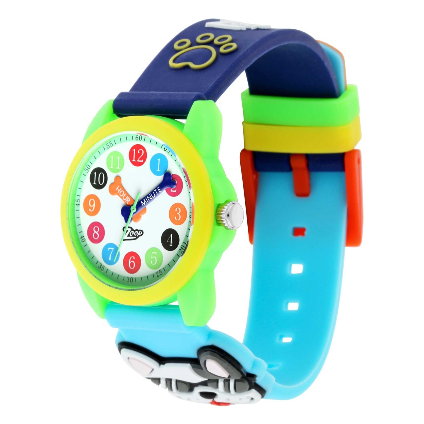 Zoop By Titan Quartz Analog White Dial PU Strap Watch for Kids