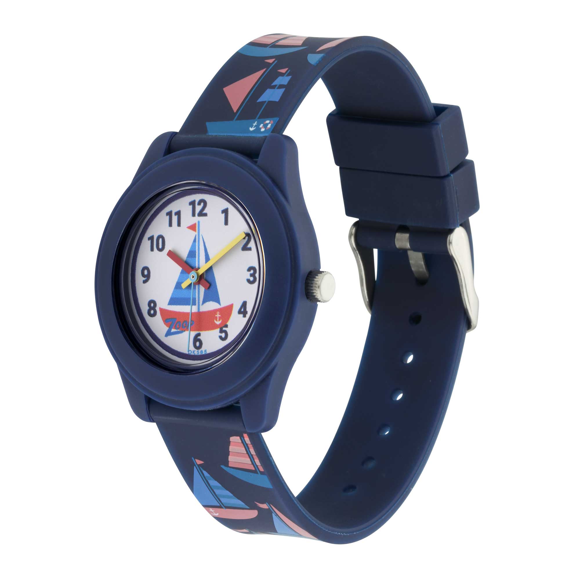 Zoop By Titan Quartz Analog White Dial PU Strap Watch for Kids