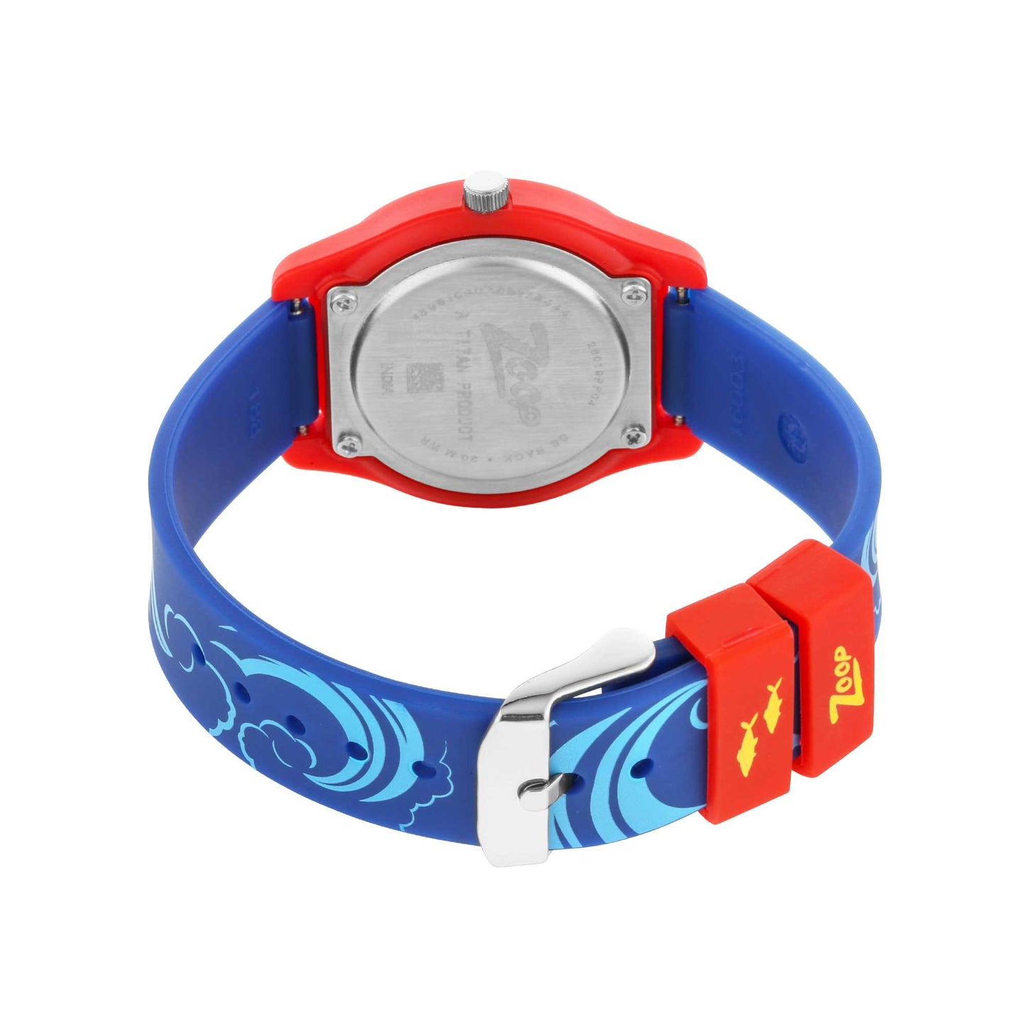 Zoop By Titan Quartz Analog Blue Dial PU Strap Watch for Kids