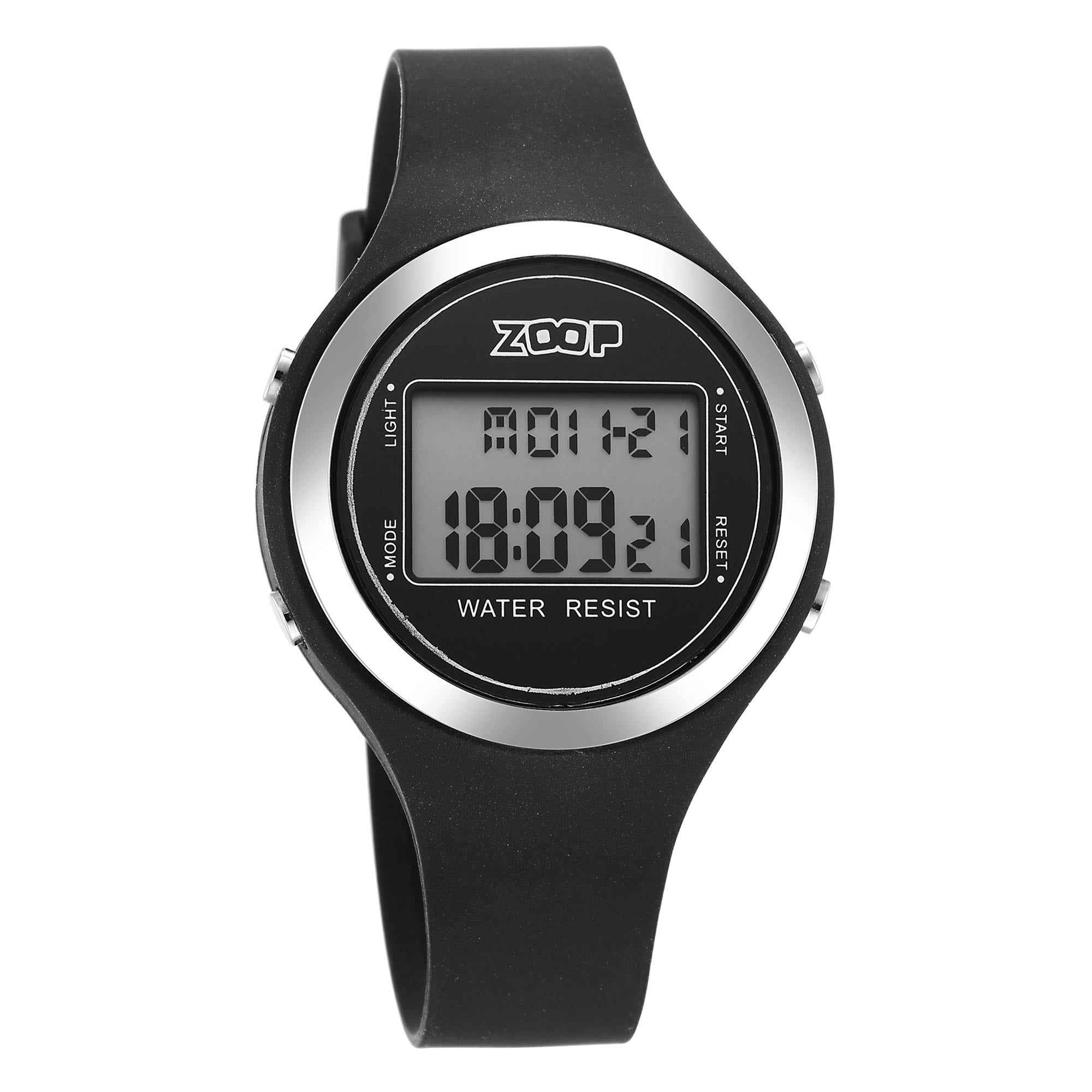 Zoop Zoop Digital Digital Dial Unisex Watch With Silicone Strap