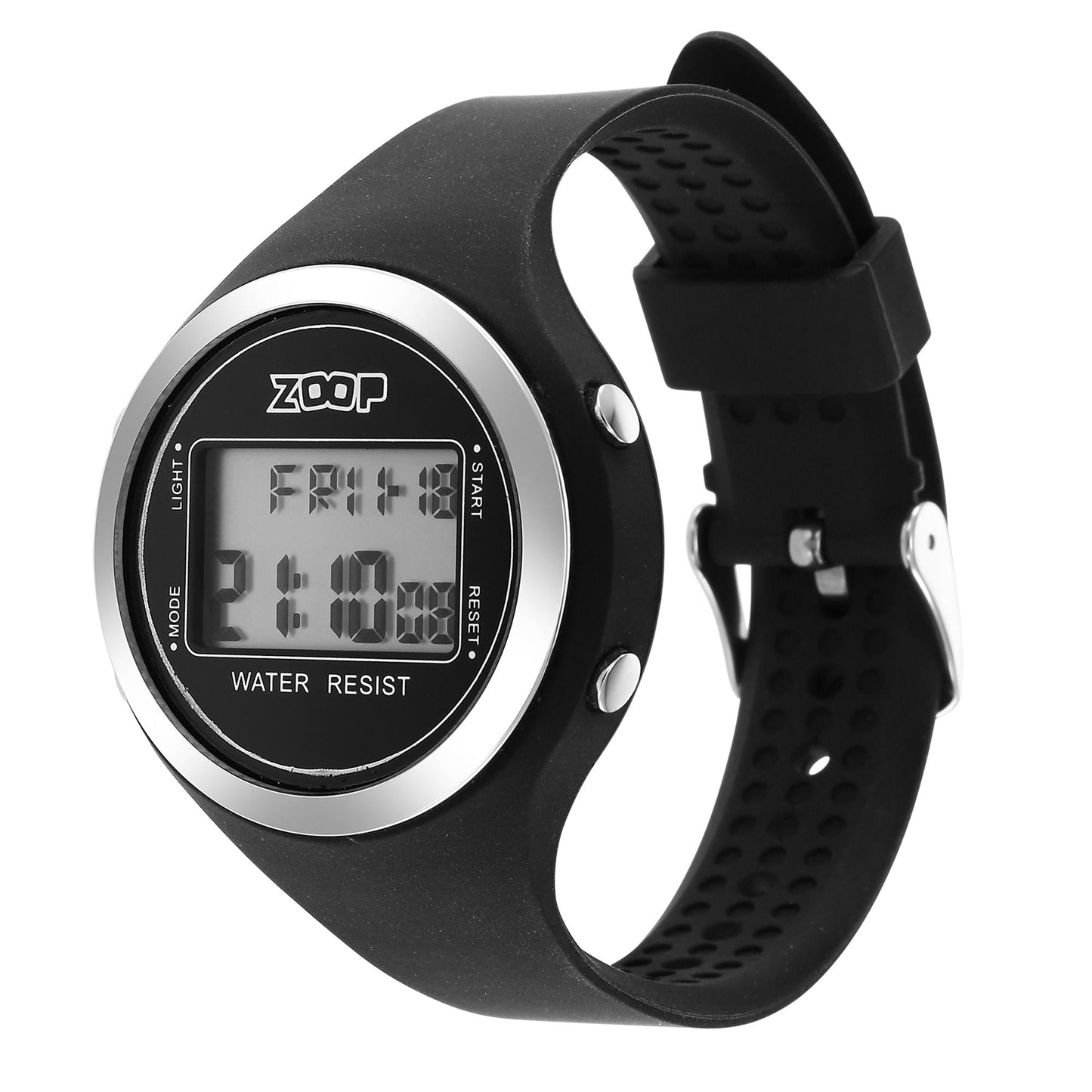 Zoop Zoop Digital Digital Dial Unisex Watch With Silicone Strap