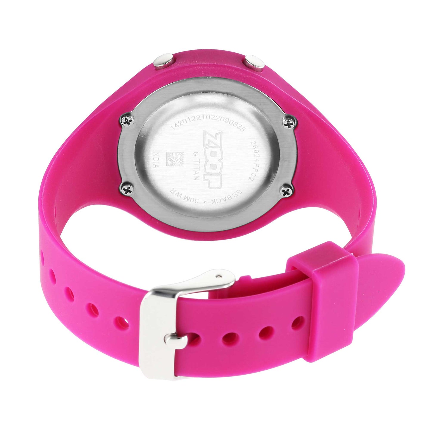 Zoop Digital Digital Dial Unisex Watch With Silicone Strap