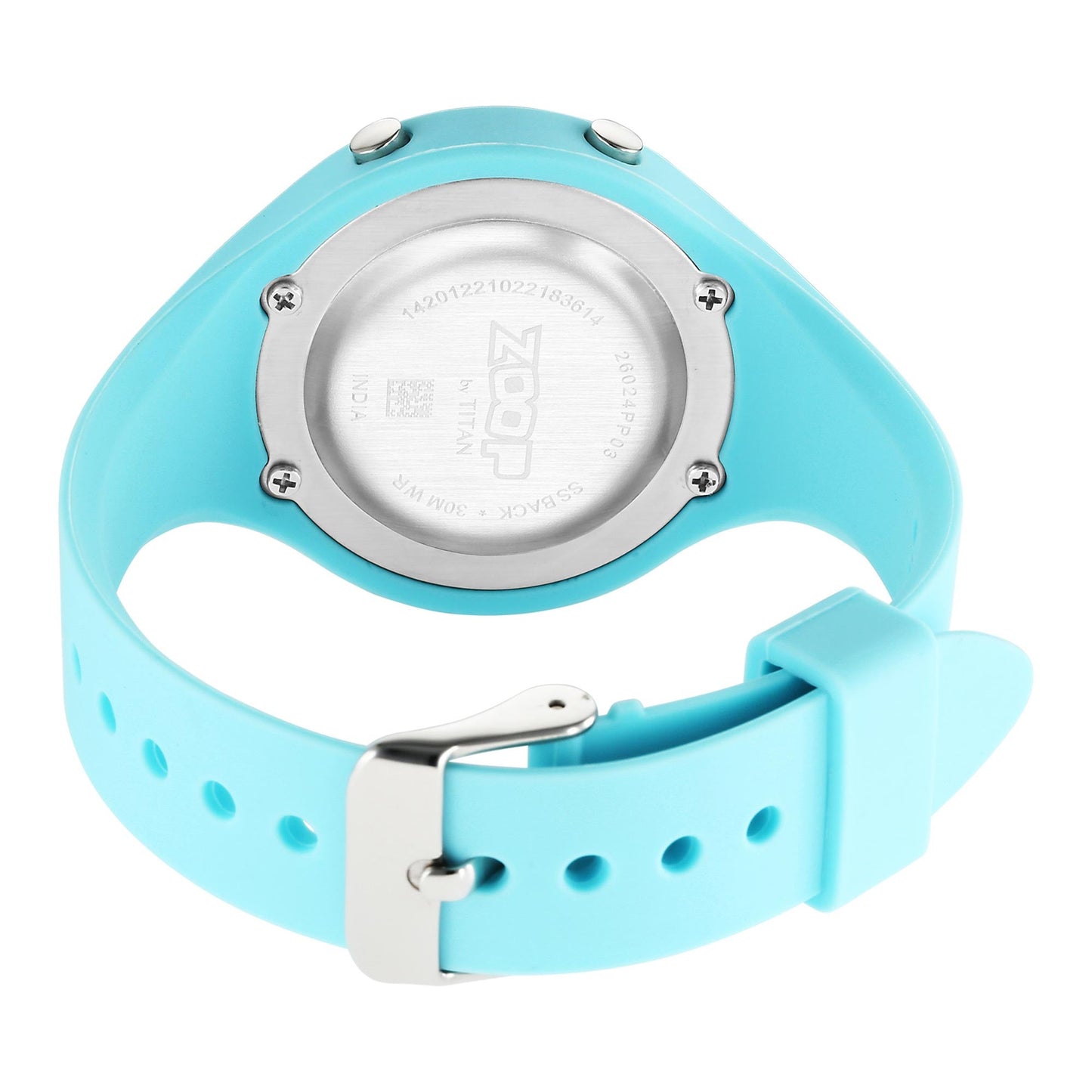 Zoop Digital Dial Unisex Watch With Silicone Strap