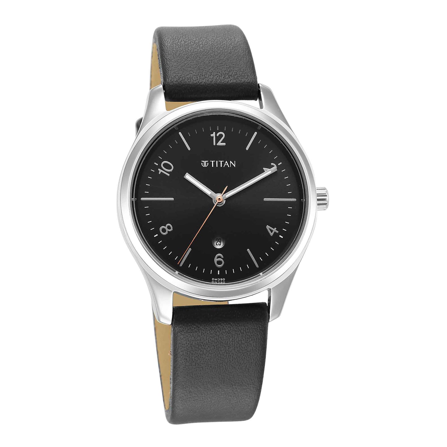 Titan Urban Anthracite Dial Analog Leather Strap watch for Women