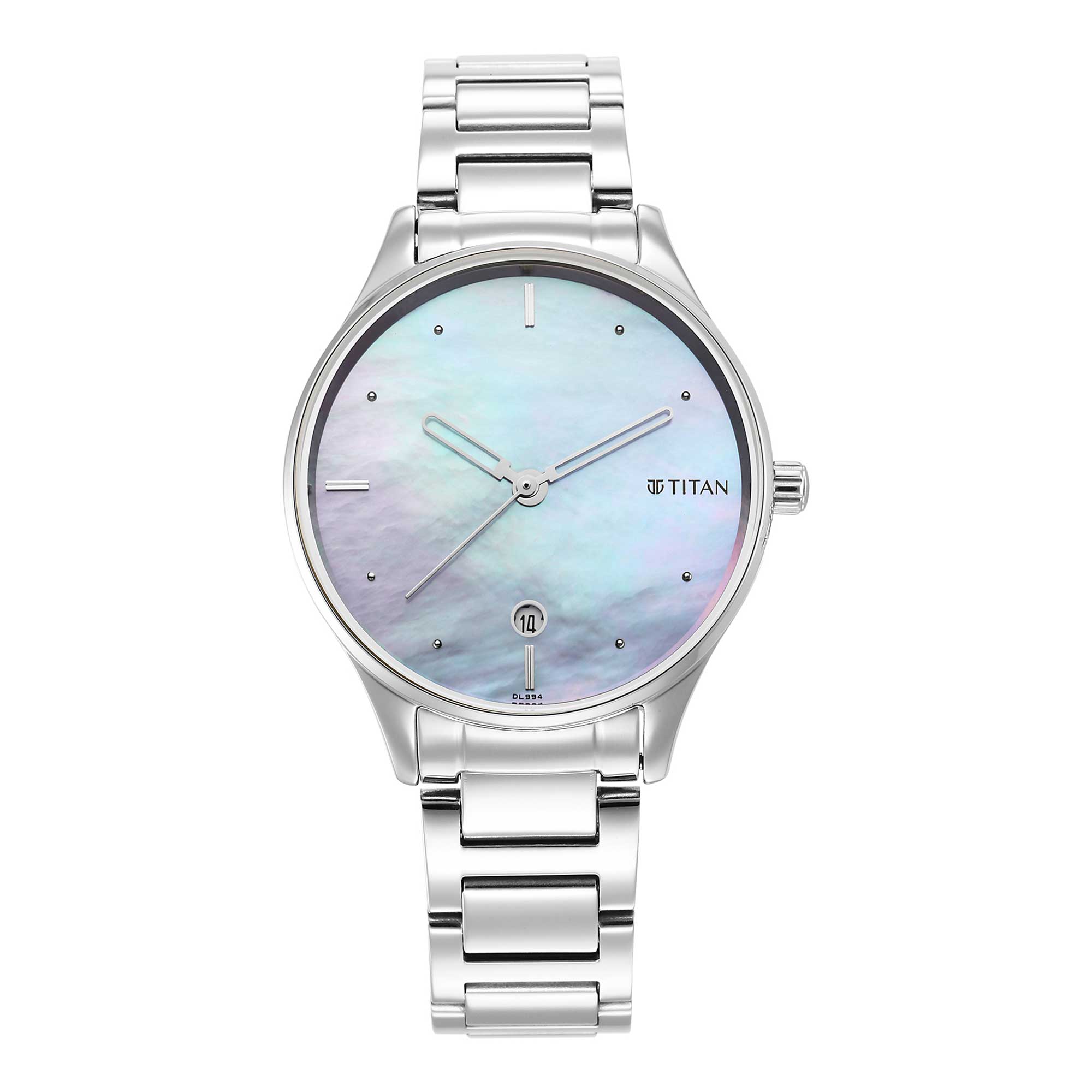 Titan Pastel Dreams Purple Mother of Pearl Dial Analog Metal Strap