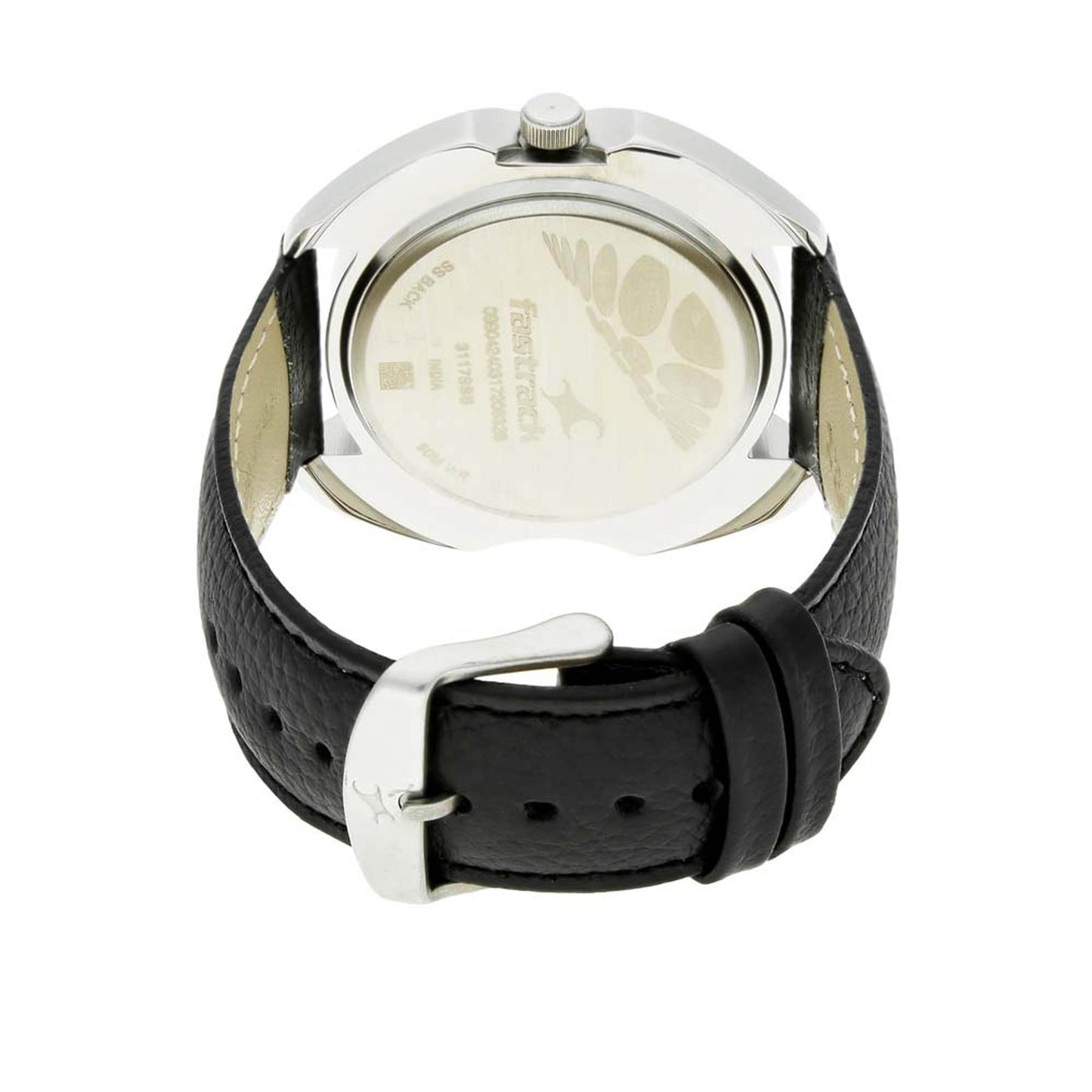 Fastrack Quartz Analog Blue Dial Leather Strap Watch for Guys