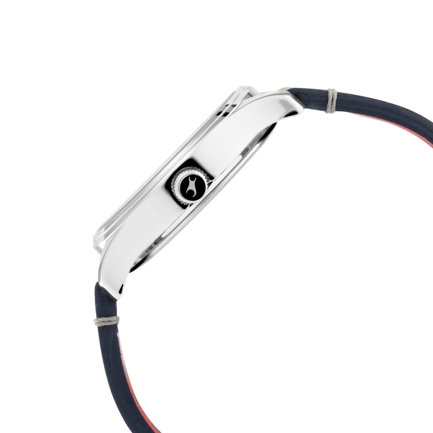 Fastrack I Love Me Quartz Analog Silver Dial Leather Strap Watch for Guys