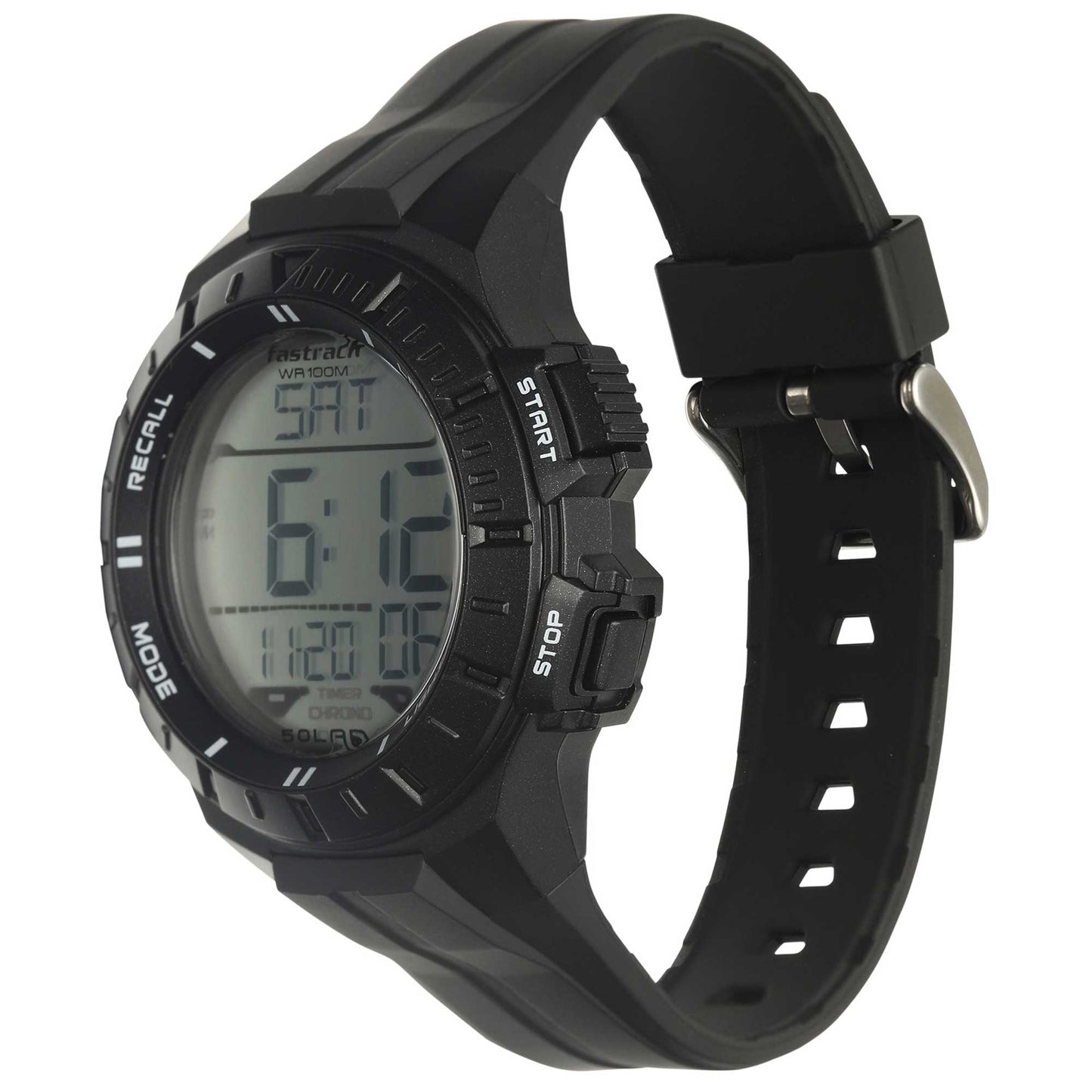 Fastrack Streetwear DigitalNA Dial PU Strap Watch for Guys