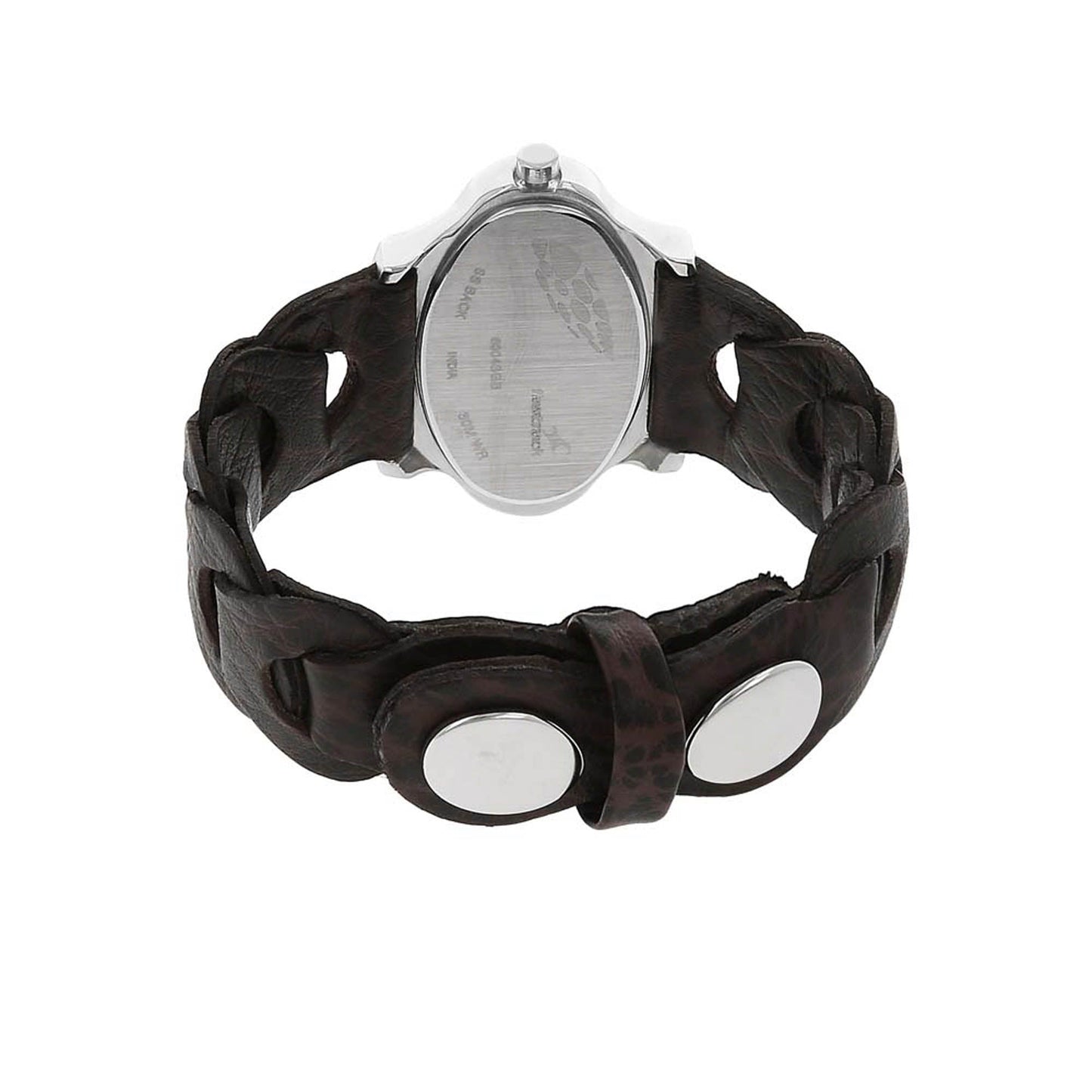 Fastrack Quartz Analog Silver Dial Leather Strap Watch for Girls