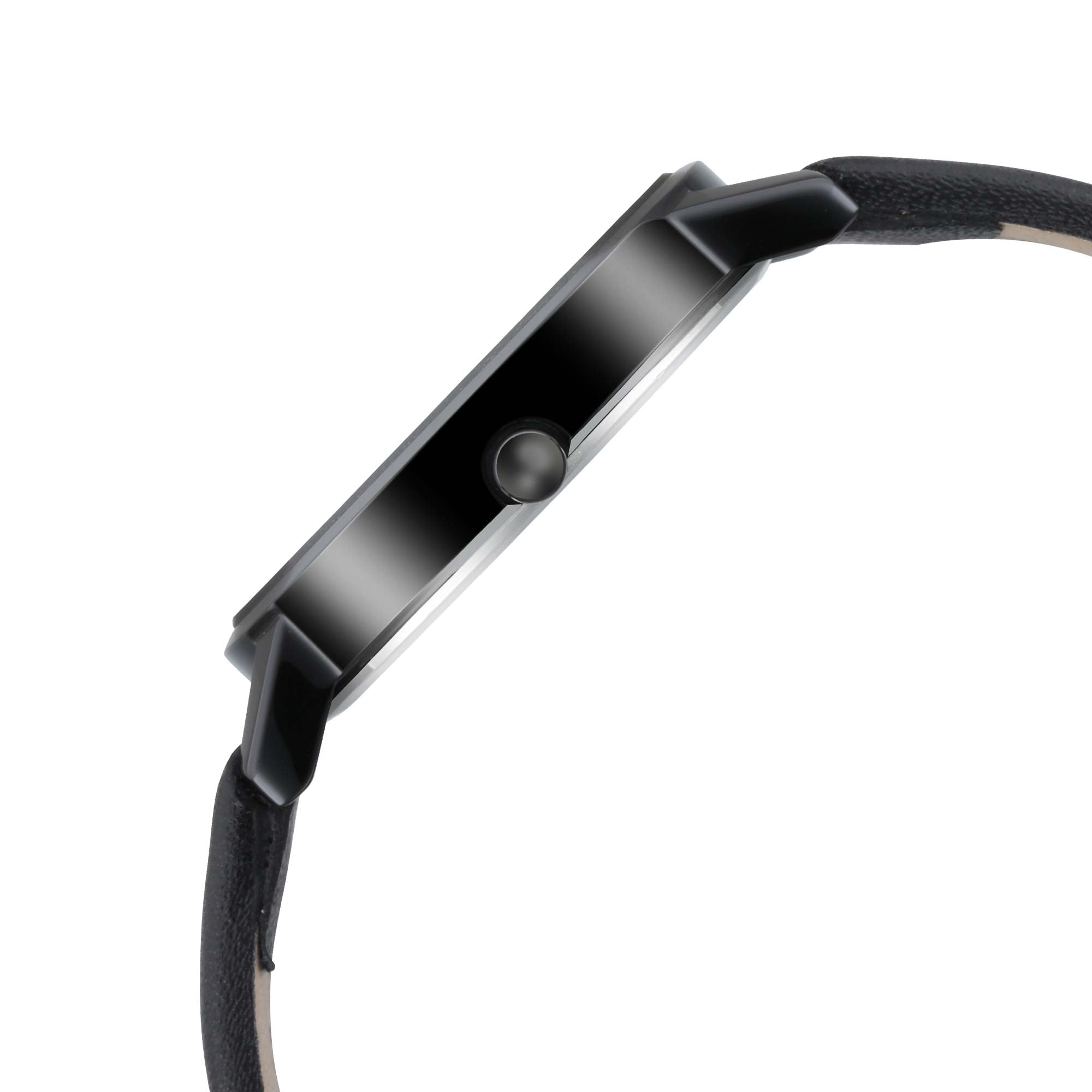 Fastrack Wear Your Look Quartz Analog with Day and Date Black Dial Leather Strap Watch for Girls