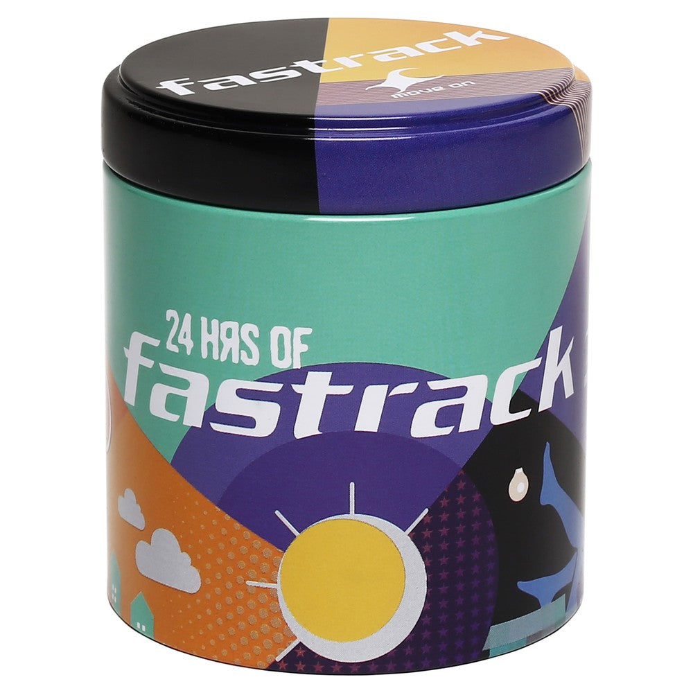 Fastrack Denim Quartz Analog White Dial Denim Strap Watch for Girls