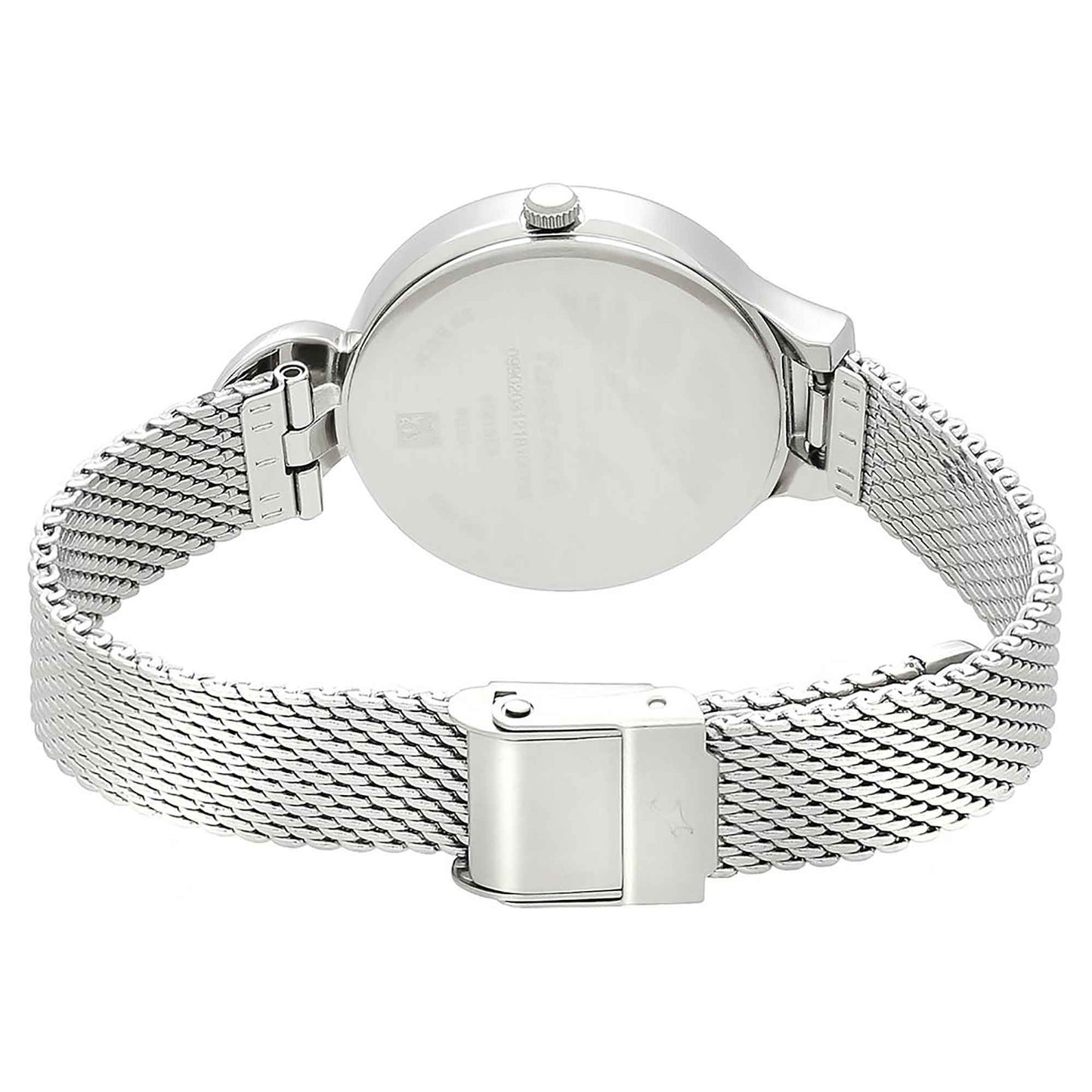 Fastrack Denim Quartz Analog Blue Dial Stainless Steel Strap Watch for Girls