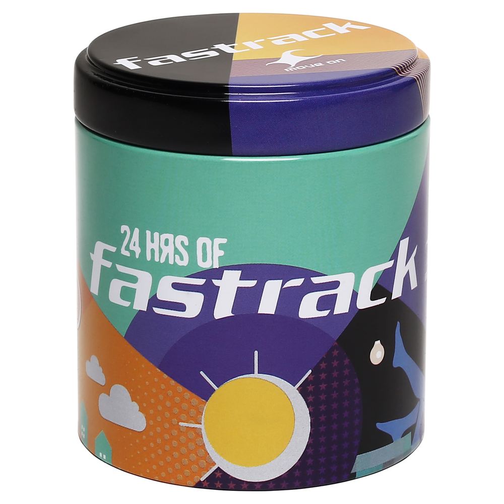 Fastrack Denim Quartz Analog Blue Dial Stainless Steel Strap Watch for Girls