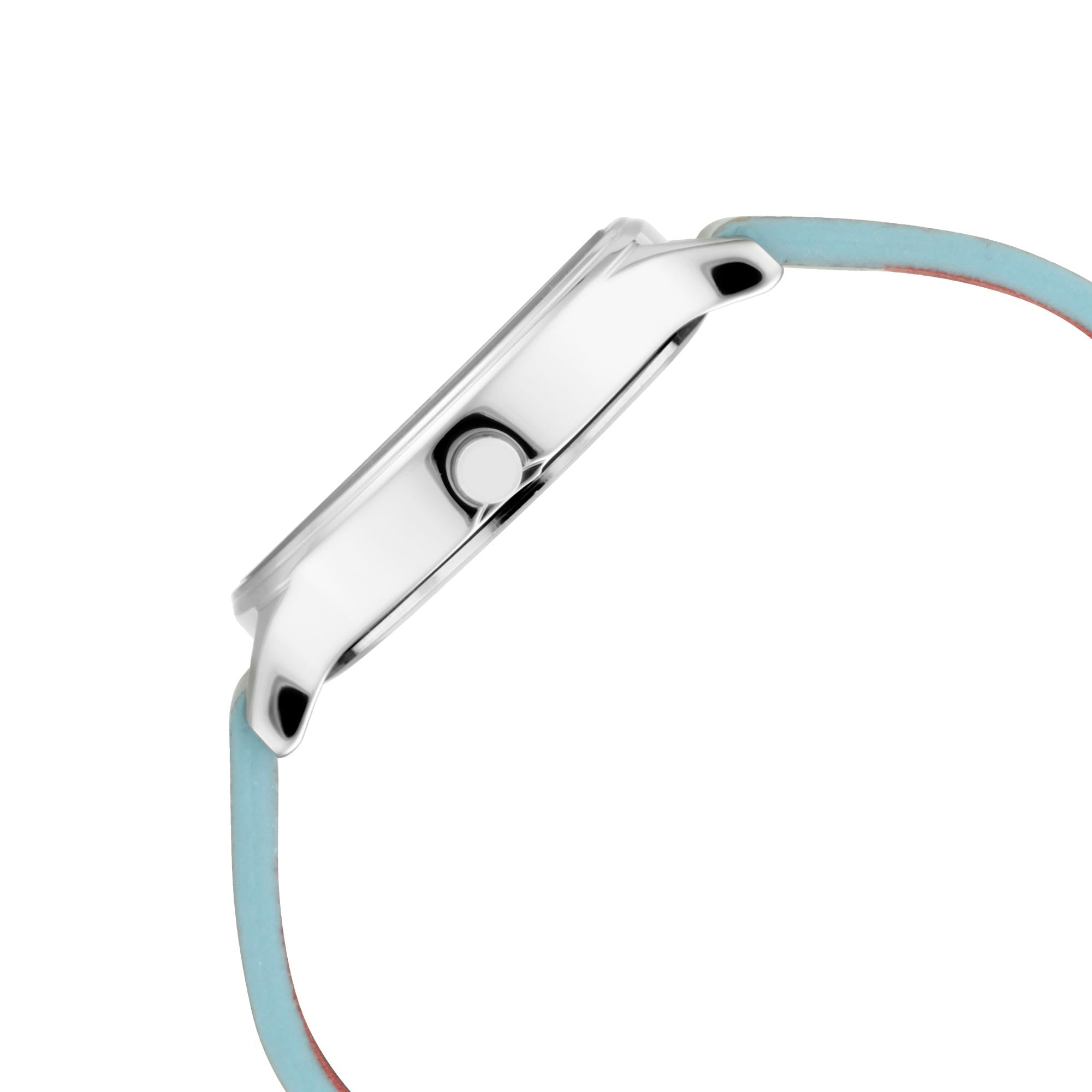 Fastrack I Love Me Quartz Analog Blue Dial Leather Strap Watch for Girls