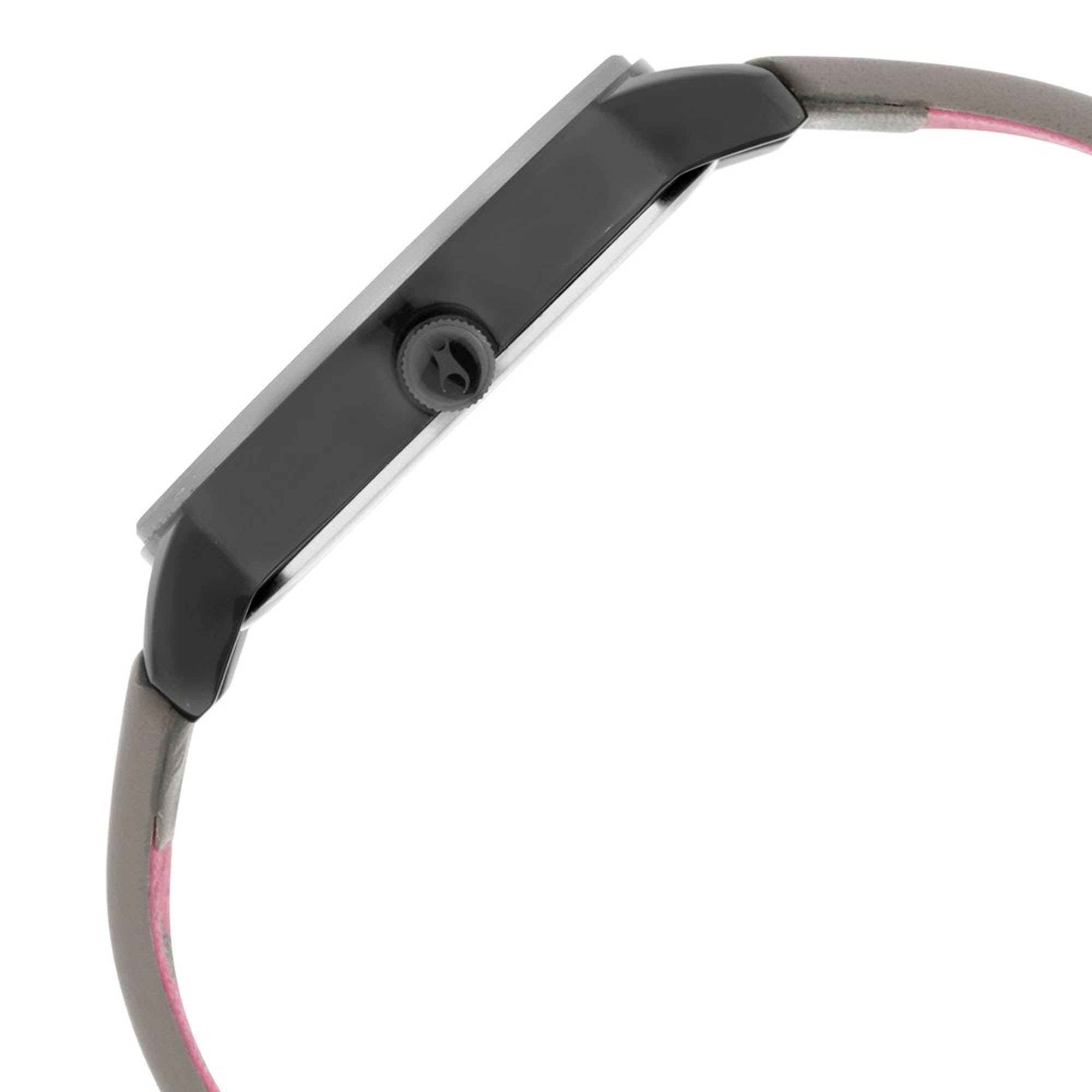 Fastrack Fastrack Ruffles Quartz Analog with Date Grey Dial Leather Strap Watch for Girls