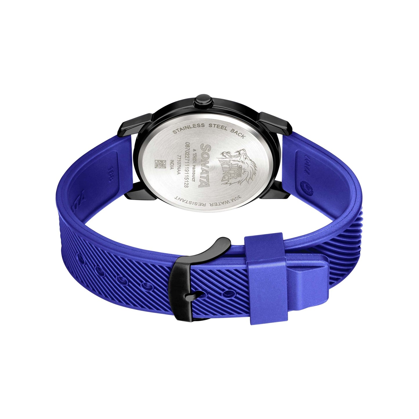 Sonata Quartz Analog White Dial TPU Strap Watch for Men