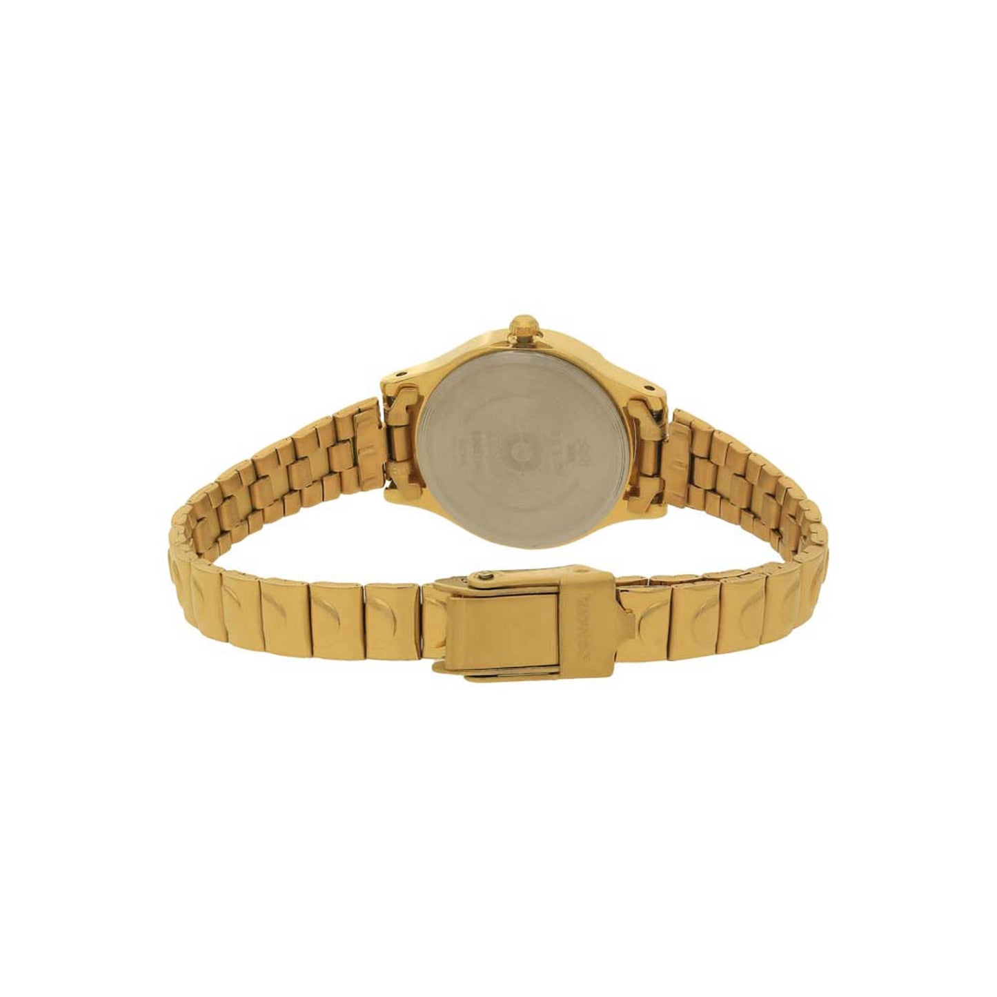 Sonata Quartz Analog White Dial Stainless Steel Strap Watch for Women