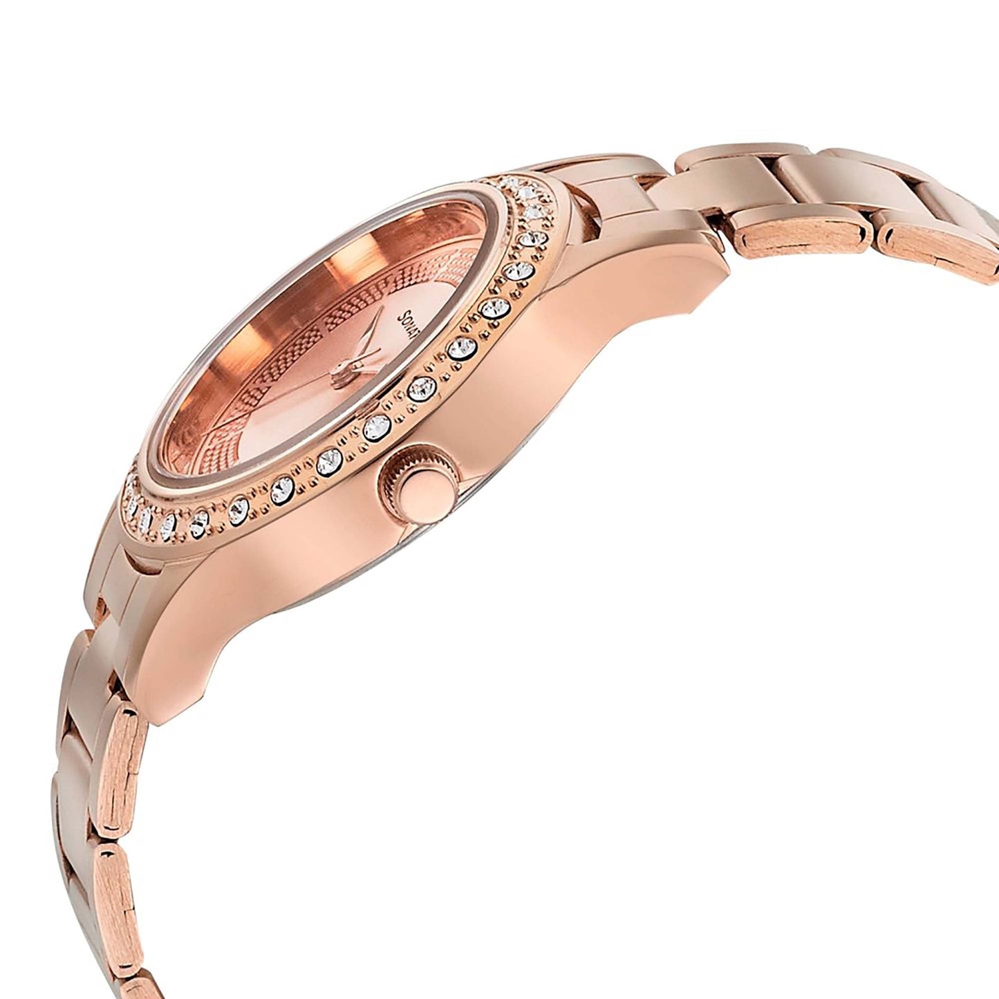 Sonata Blush It Up Rose Gold Dial Women Watch With Stainless Steel Strap