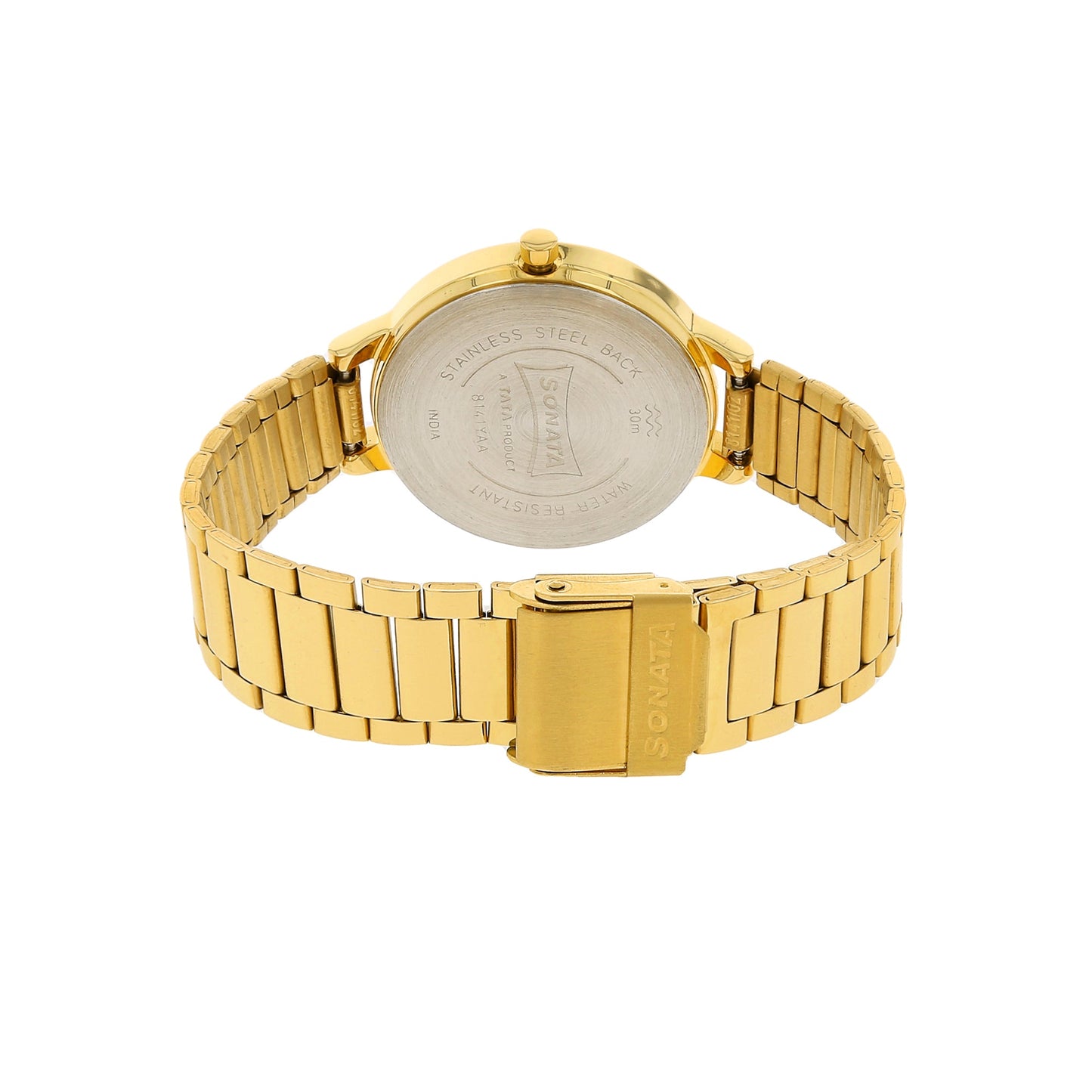 Sonata Elite Silver Dial Women Watch With Stainless Steel Strap