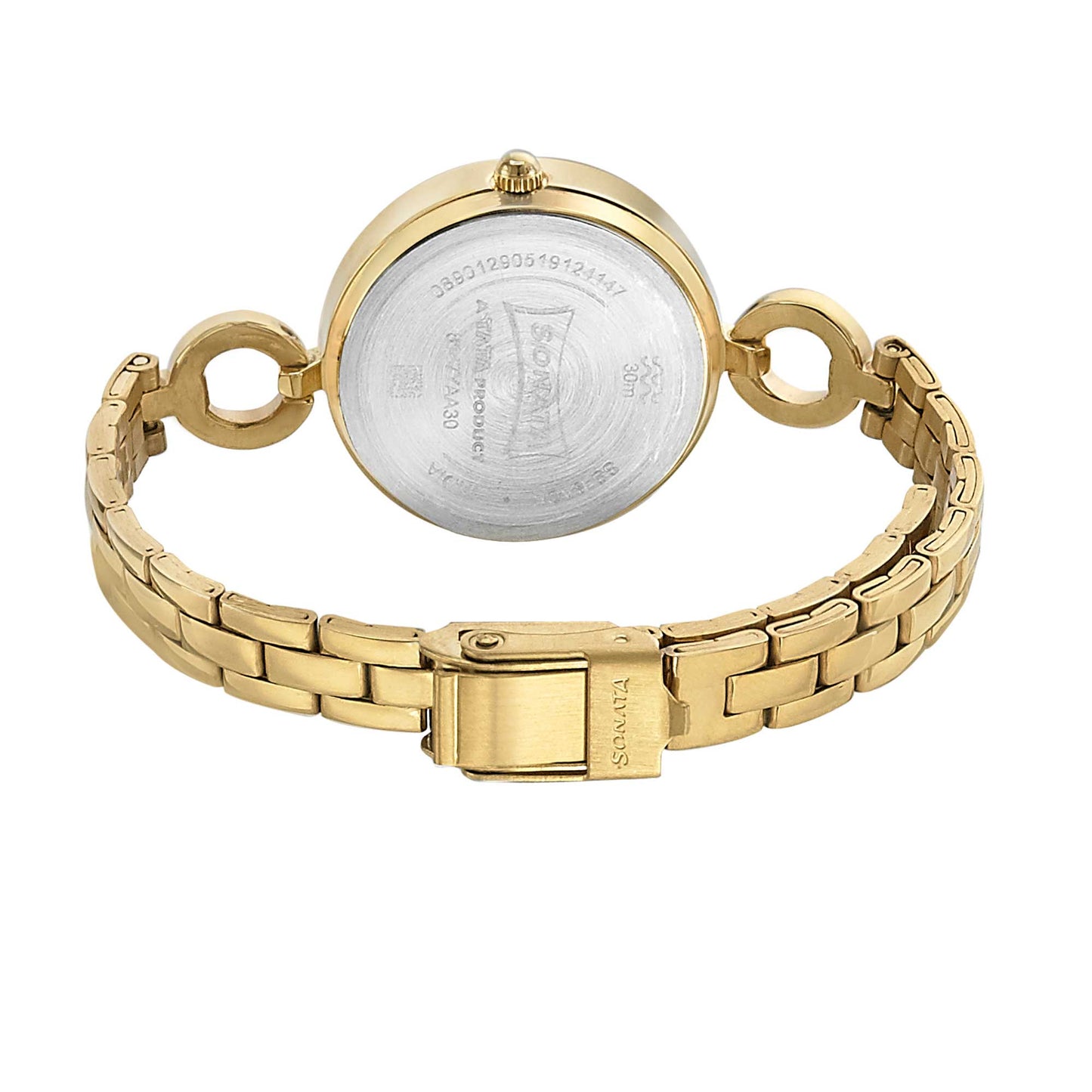 Sonata Wedding Pink Dial Women Watch With Stainless Steel Strap