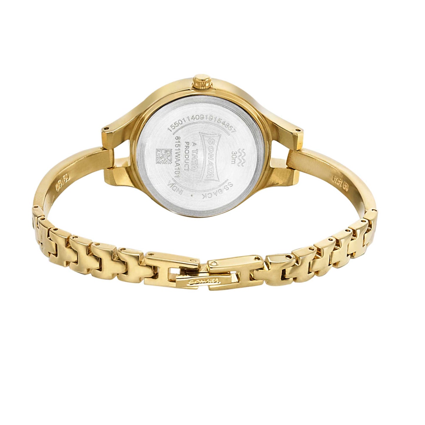 Sonata Wedding Pink Dial Women Watch With Stainless Steel Strap