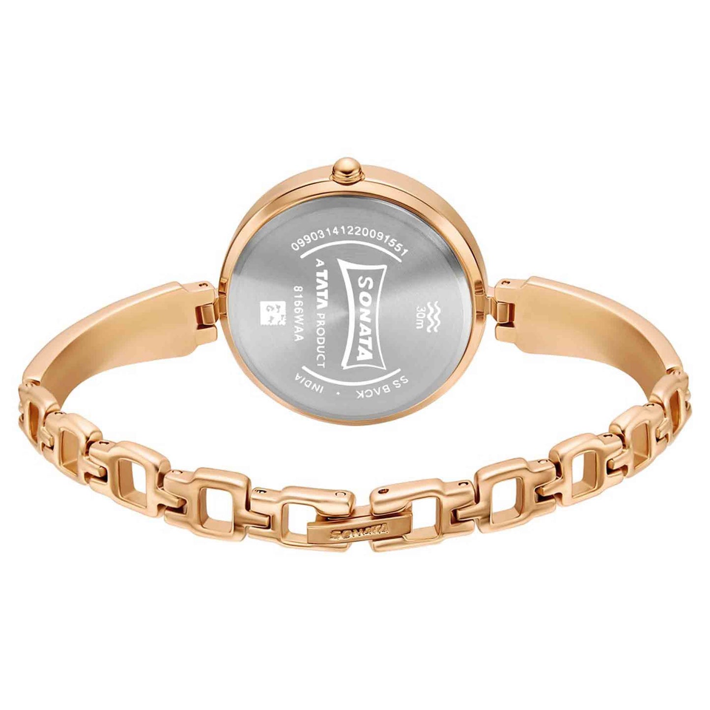 Sonata Wedding Mother of Pearl Dial Women Watch With Metal Strap