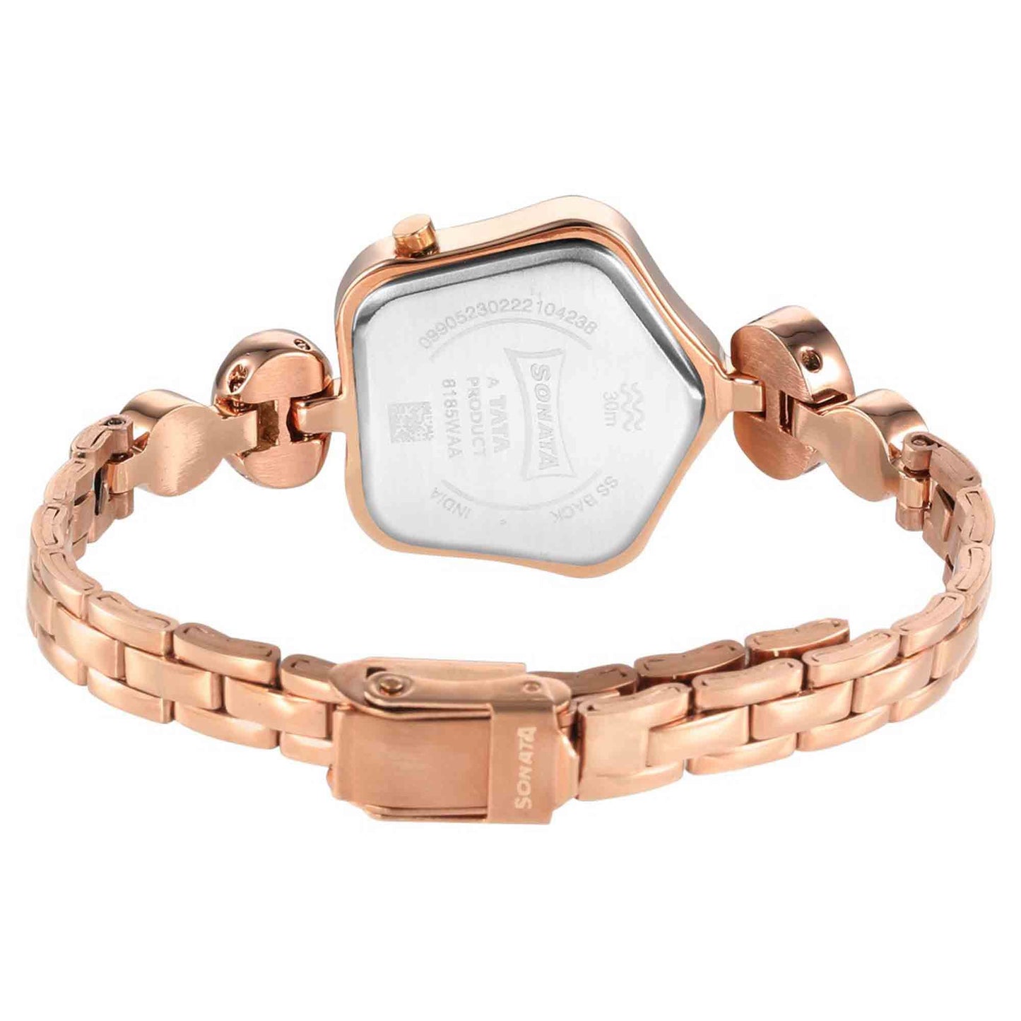 Utsav Pink Dail Rose Gold Bi Metal Strap Watch for Women