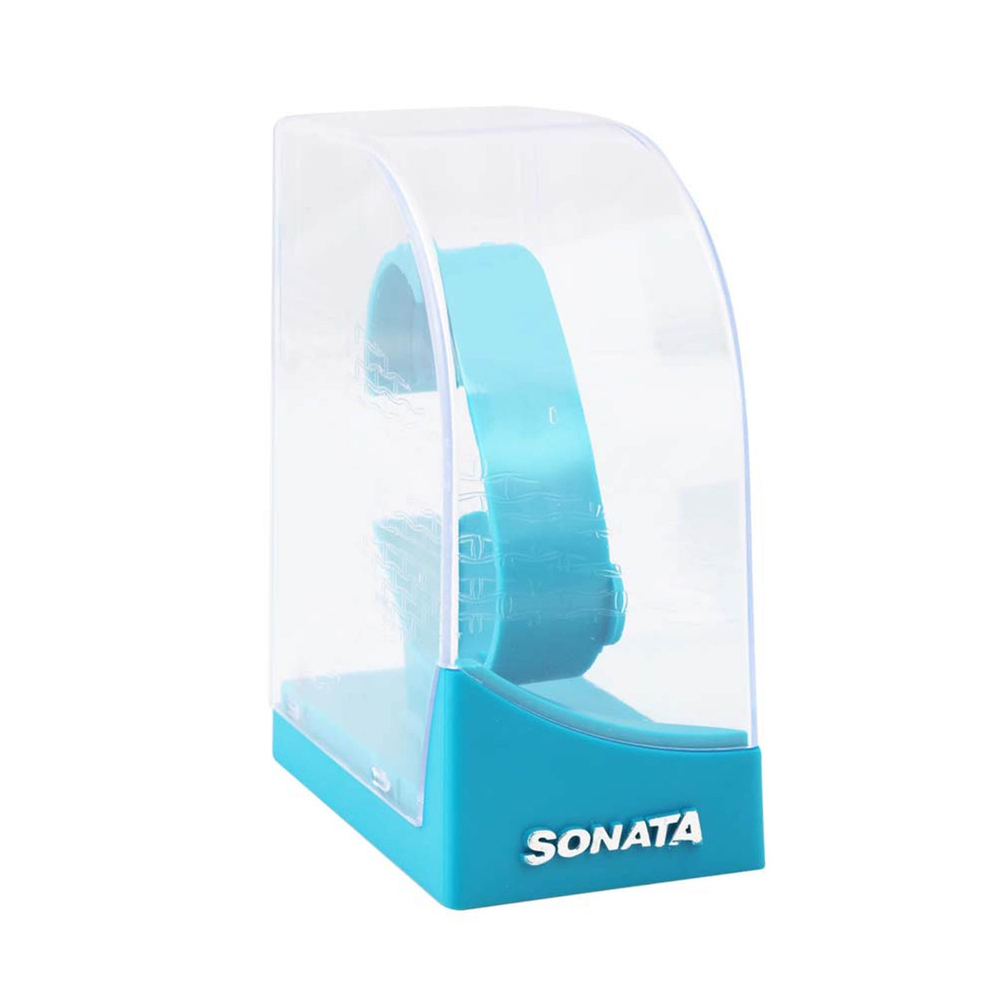 Sonata Quartz Analog Pink Dial Leather Strap Watch for Women
