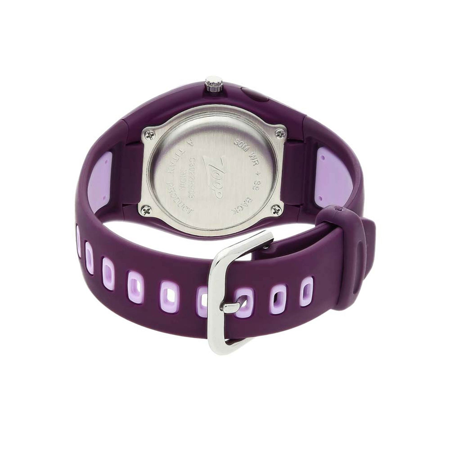 Zoop By Titan Quartz Analog White Dial PU Strap Watch for Kids