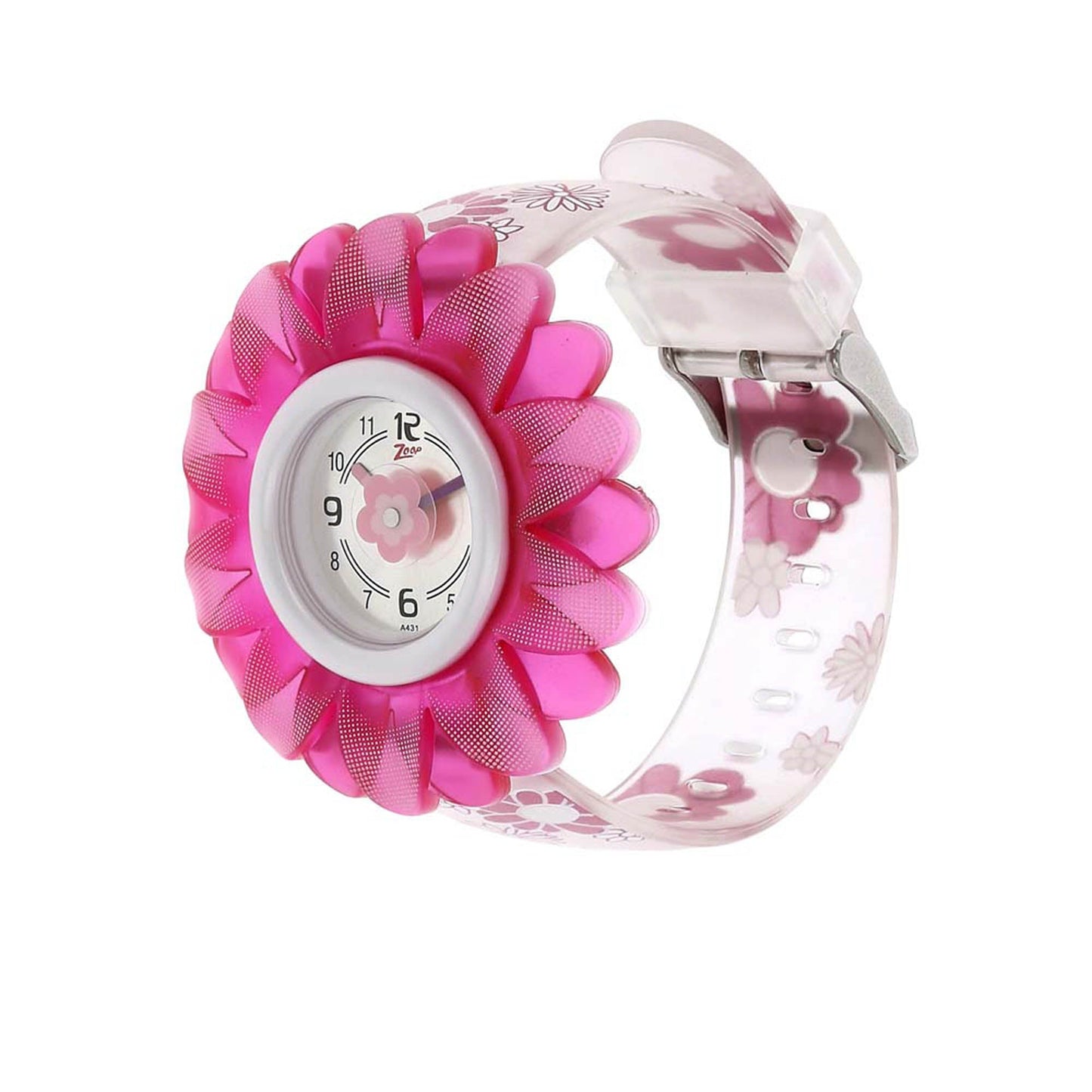 Zoop By Titan Quartz Analog Silver Dial Plastic Strap Watch for Kids