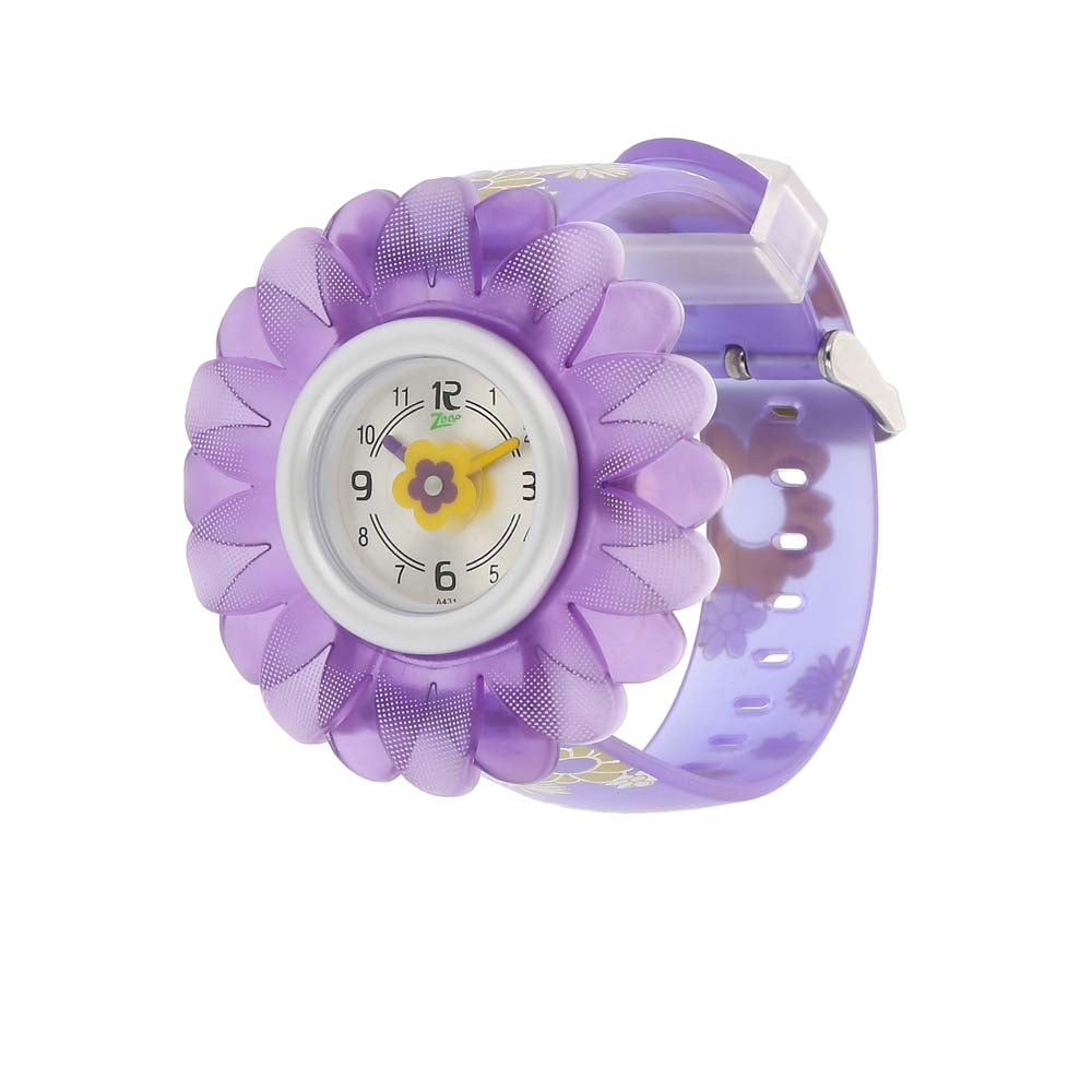 Zoop By Titan Quartz Analog Silver Dial PU Strap Watch for Kids