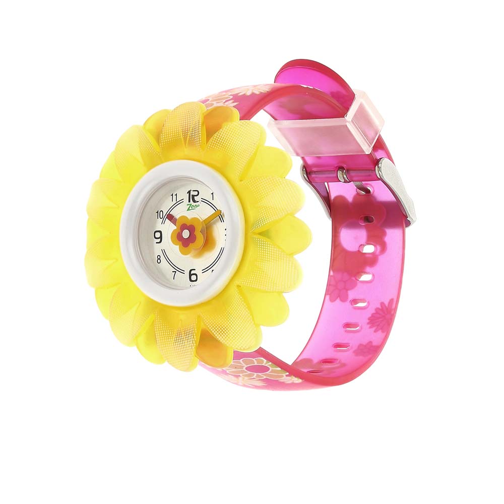 Zoop By Titan Quartz Analog Silver Dial PU Strap Watch for Kids