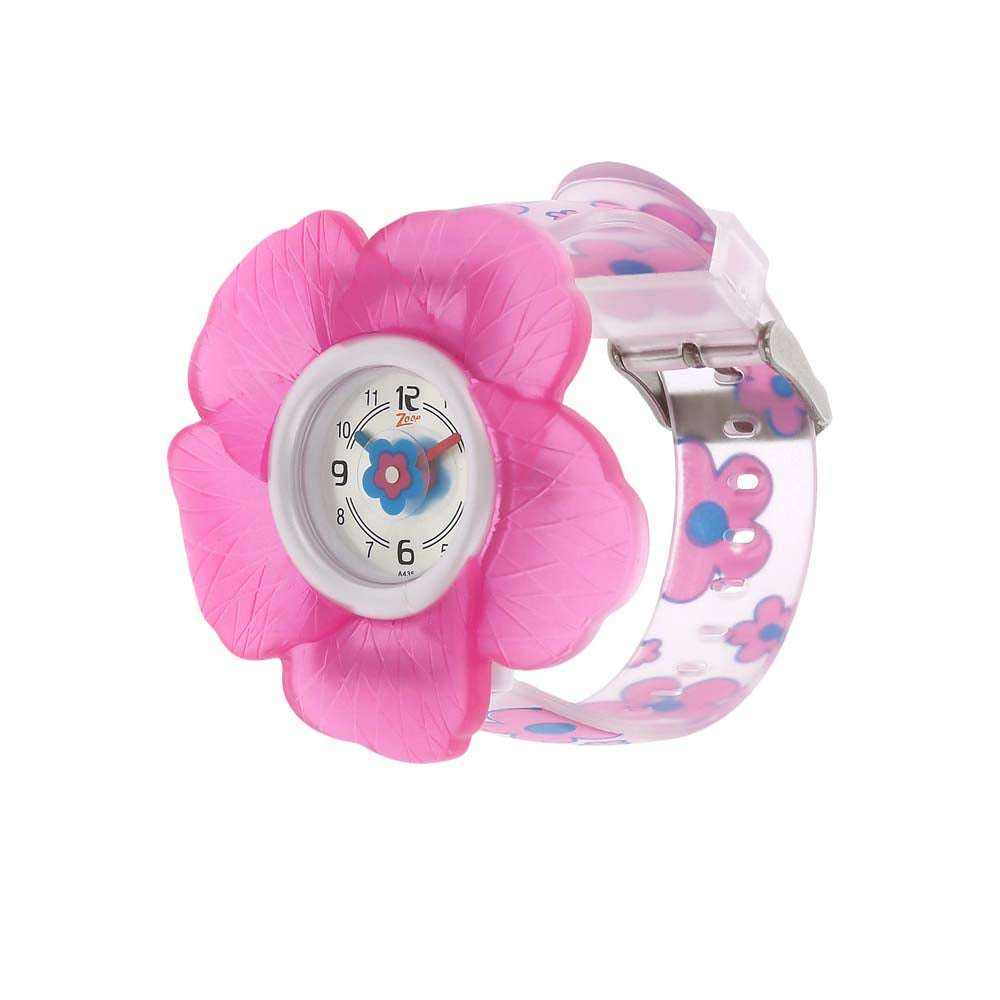 Zoop By Titan Quartz Analog Silver Dial PU Strap Watch for Kids