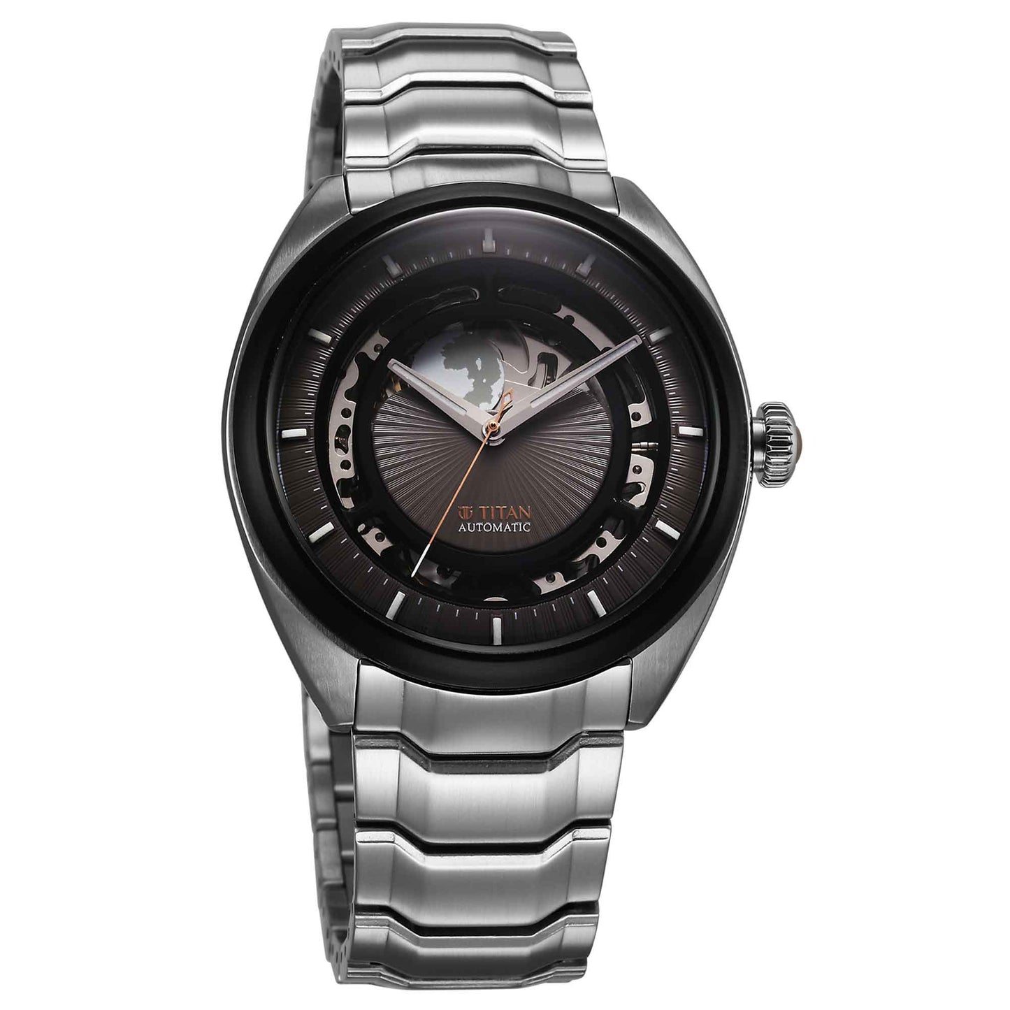 Titan Stellar Caelum Multilayered Sun Moon Dial Automatic Watch