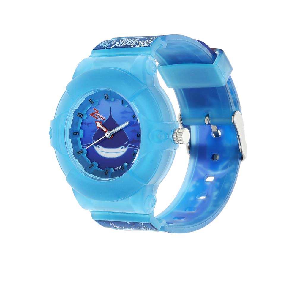 Zoop By Titan Quartz Analog Blue Dial PU Strap Watch for Kids