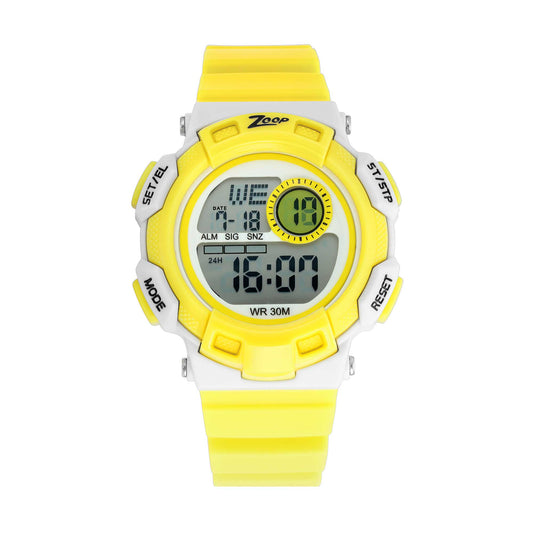 Zoop By Titan DigitalDigital Dial PU Strap Watch for Kids