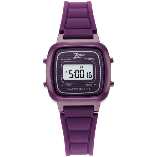 Zoop By Titan DigitalWhite Dial Plastic Strap Watch for Kids