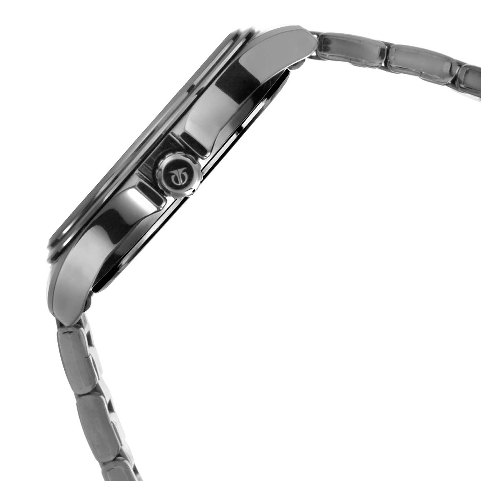 Titan Quartz Multifunction Black Dial Stainless Steel Strap Watch for Men