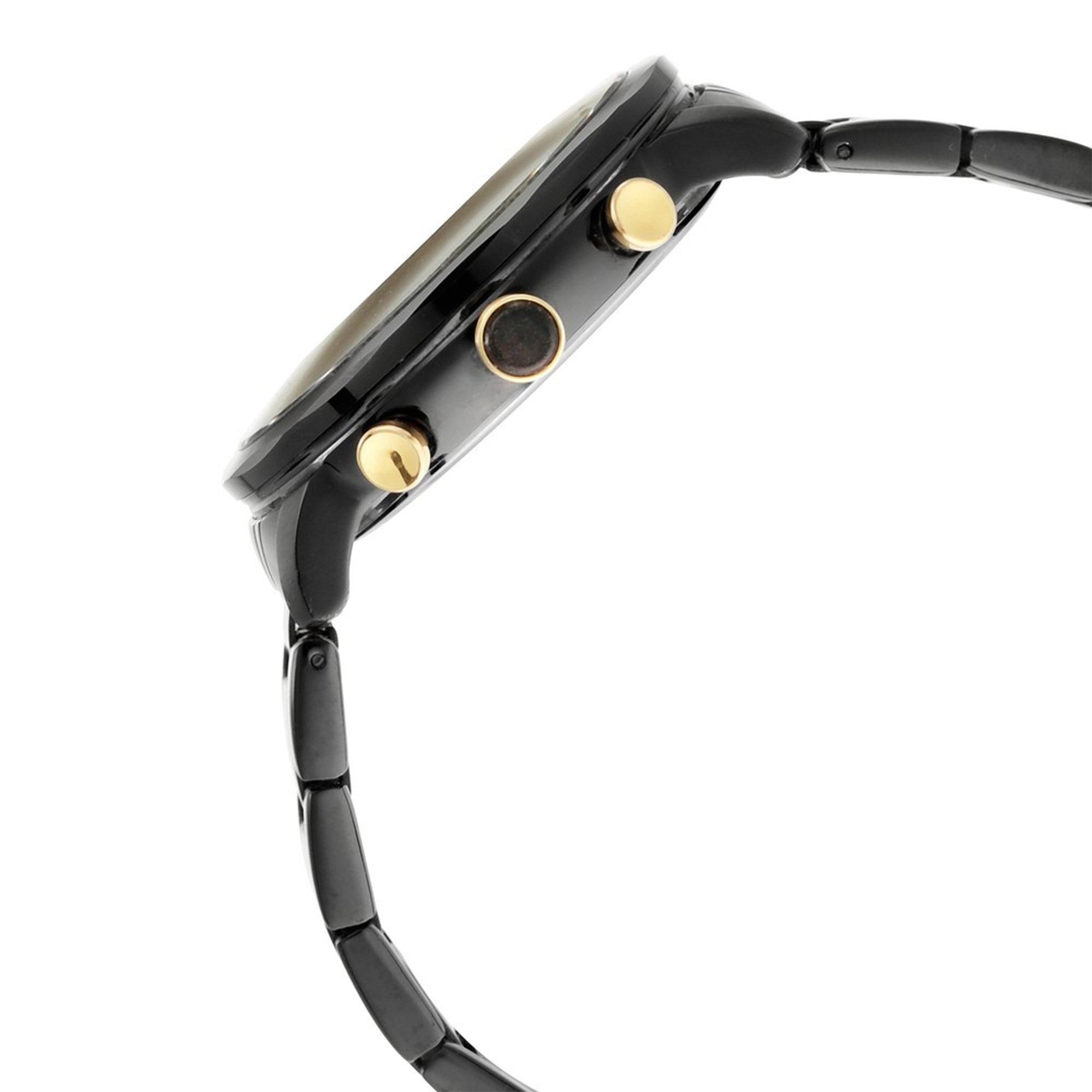 Titan Quartz Multifunction Black Dial Metal Strap Watch for Men