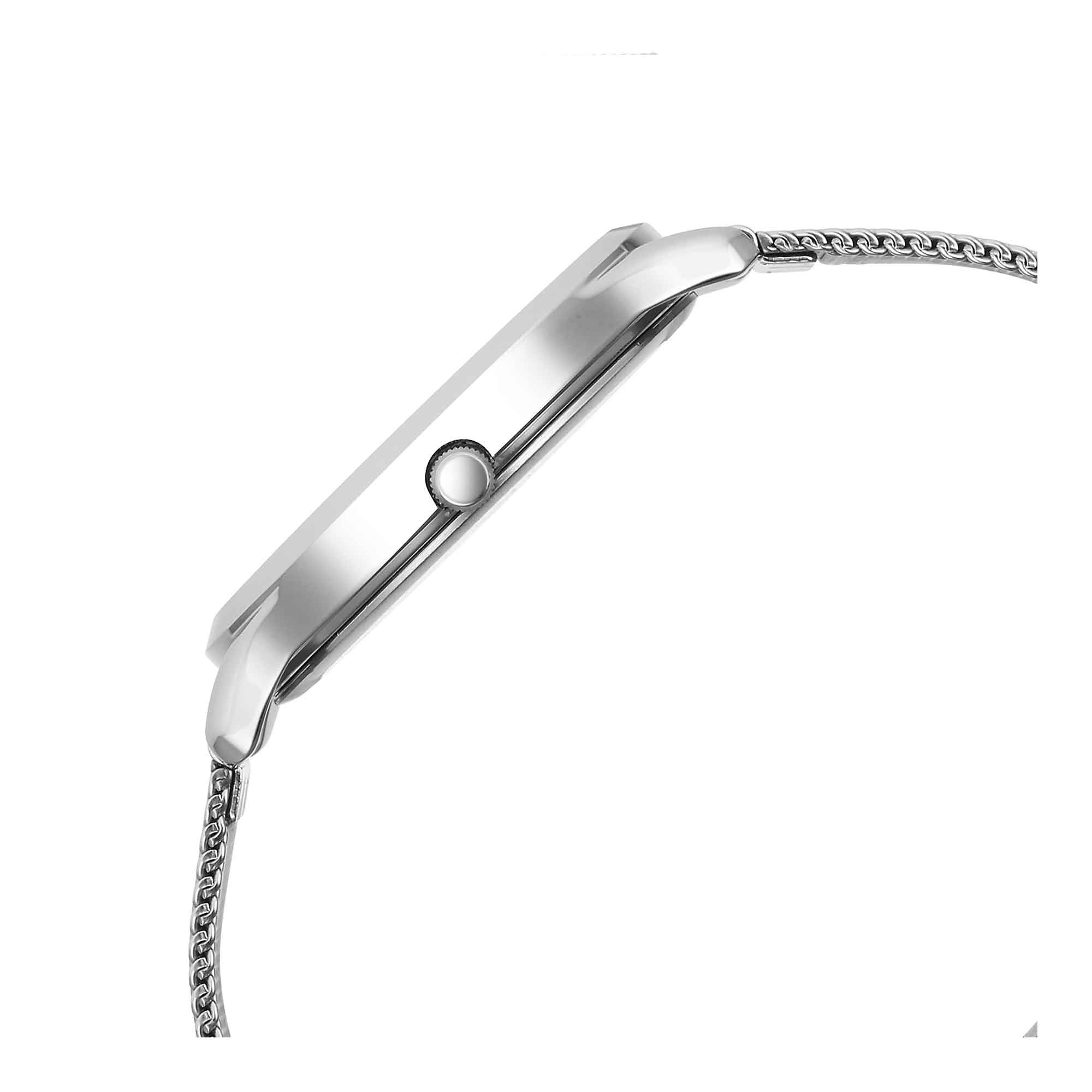 Titan Karishma Quartz Analog Silver Dial Stainless Steel Strap Watch for Men